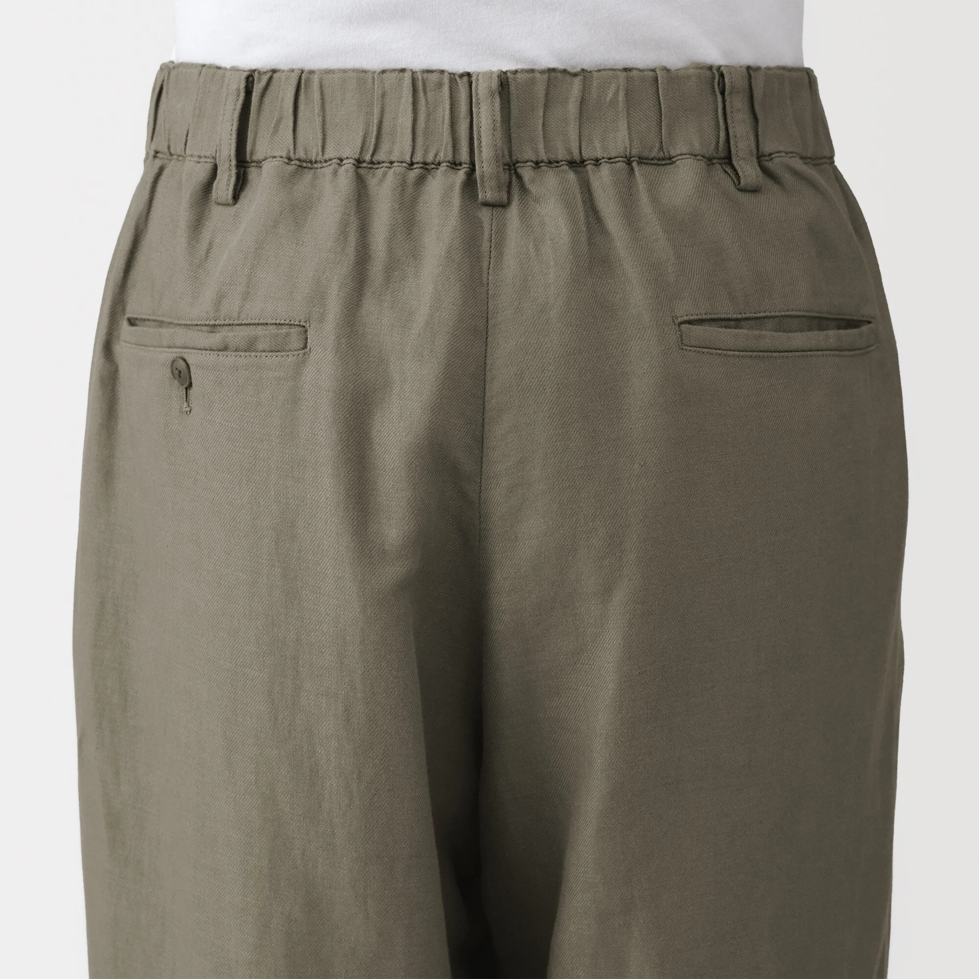 Hemp Cotton Twill Straight Pants - Image 17