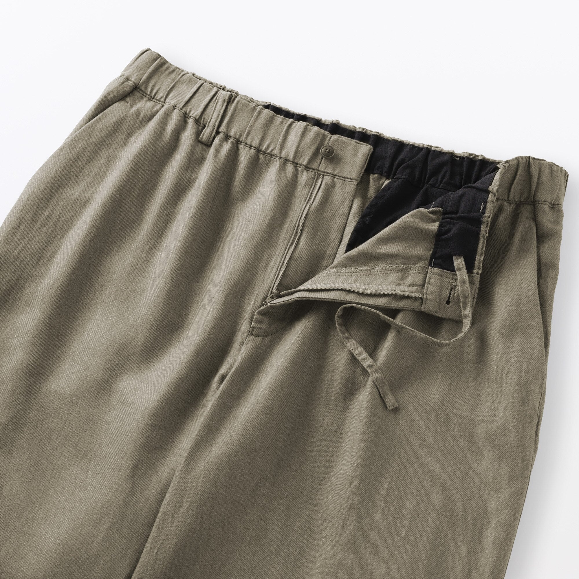 Hemp Cotton Twill Straight Pants - Image 18