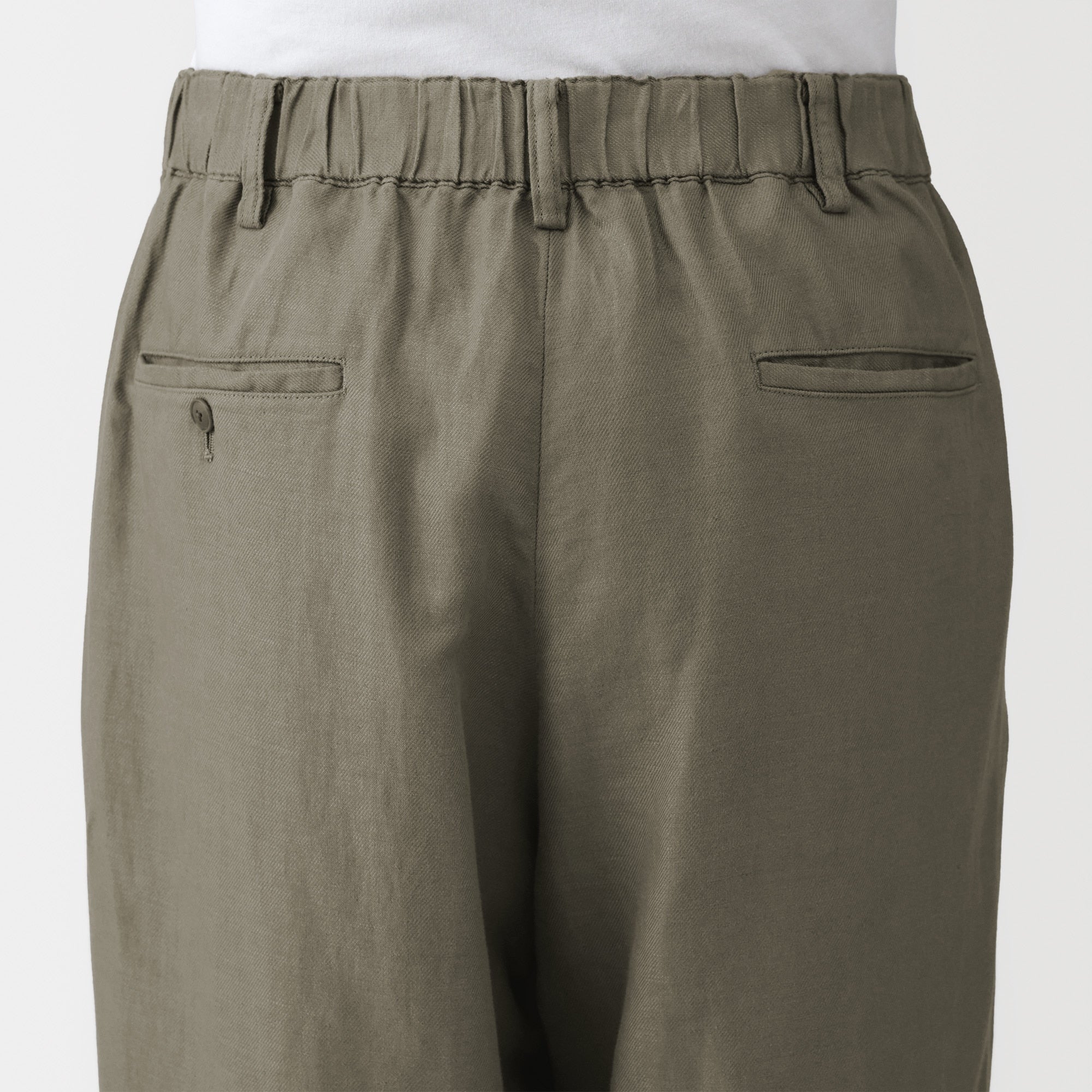 Hemp Cotton Twill Straight Pants - Image 26