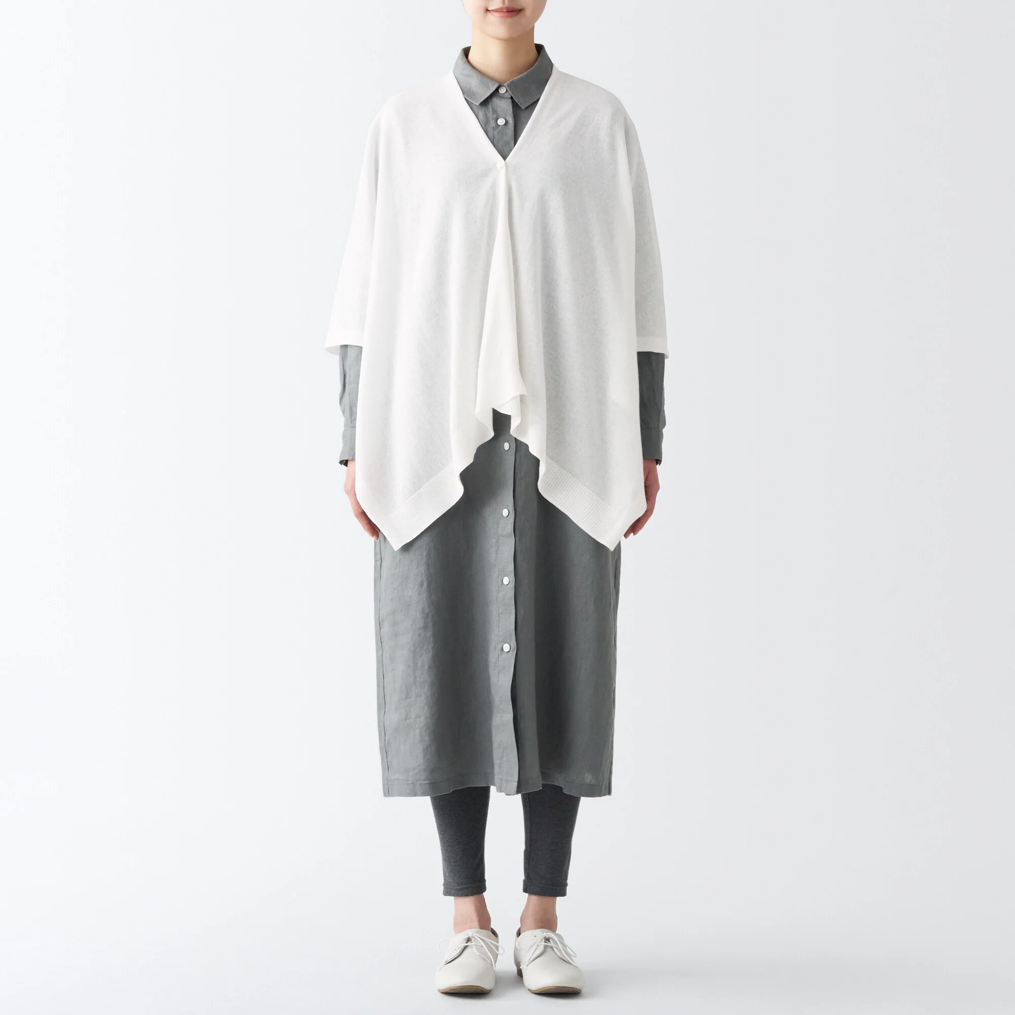 High-Twist Cotton Buttoned Bolero - Image 36