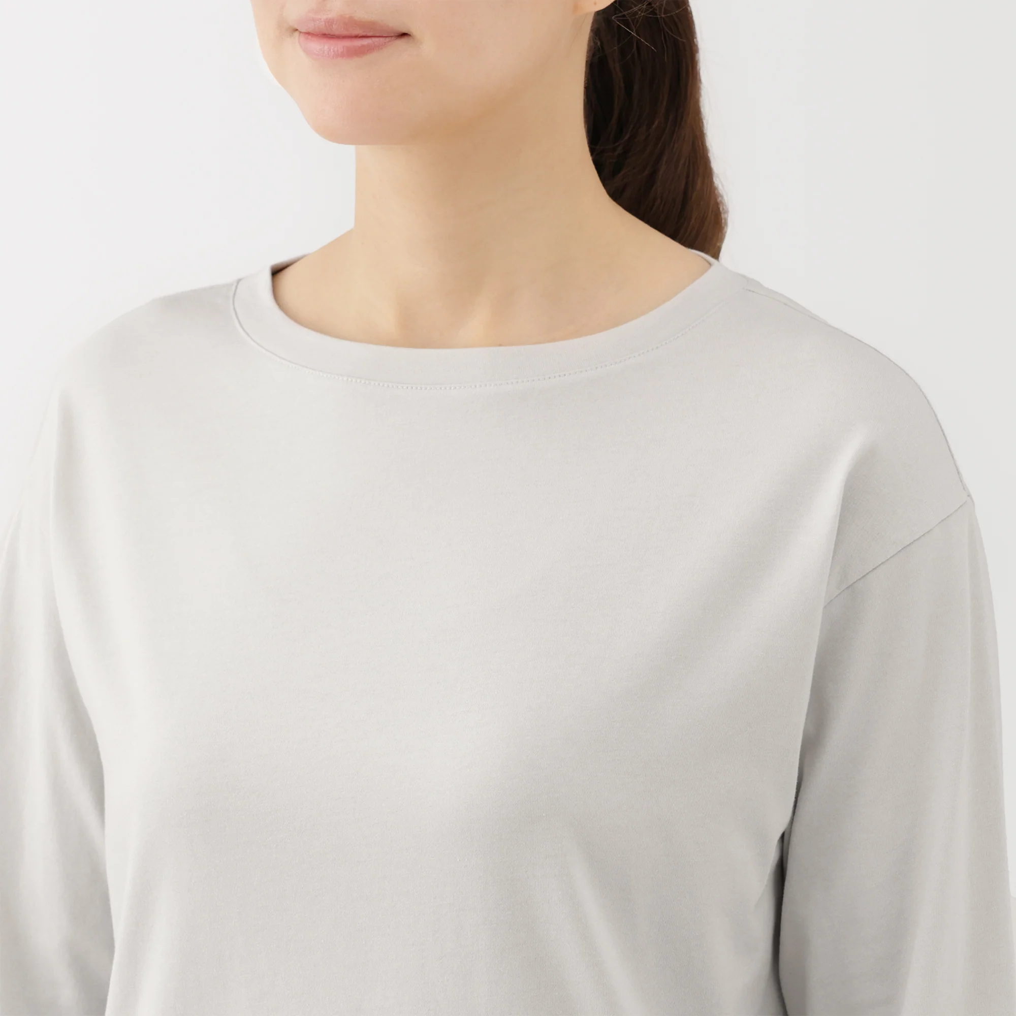 Jersey Boat Neck T-Shirt - Image 23