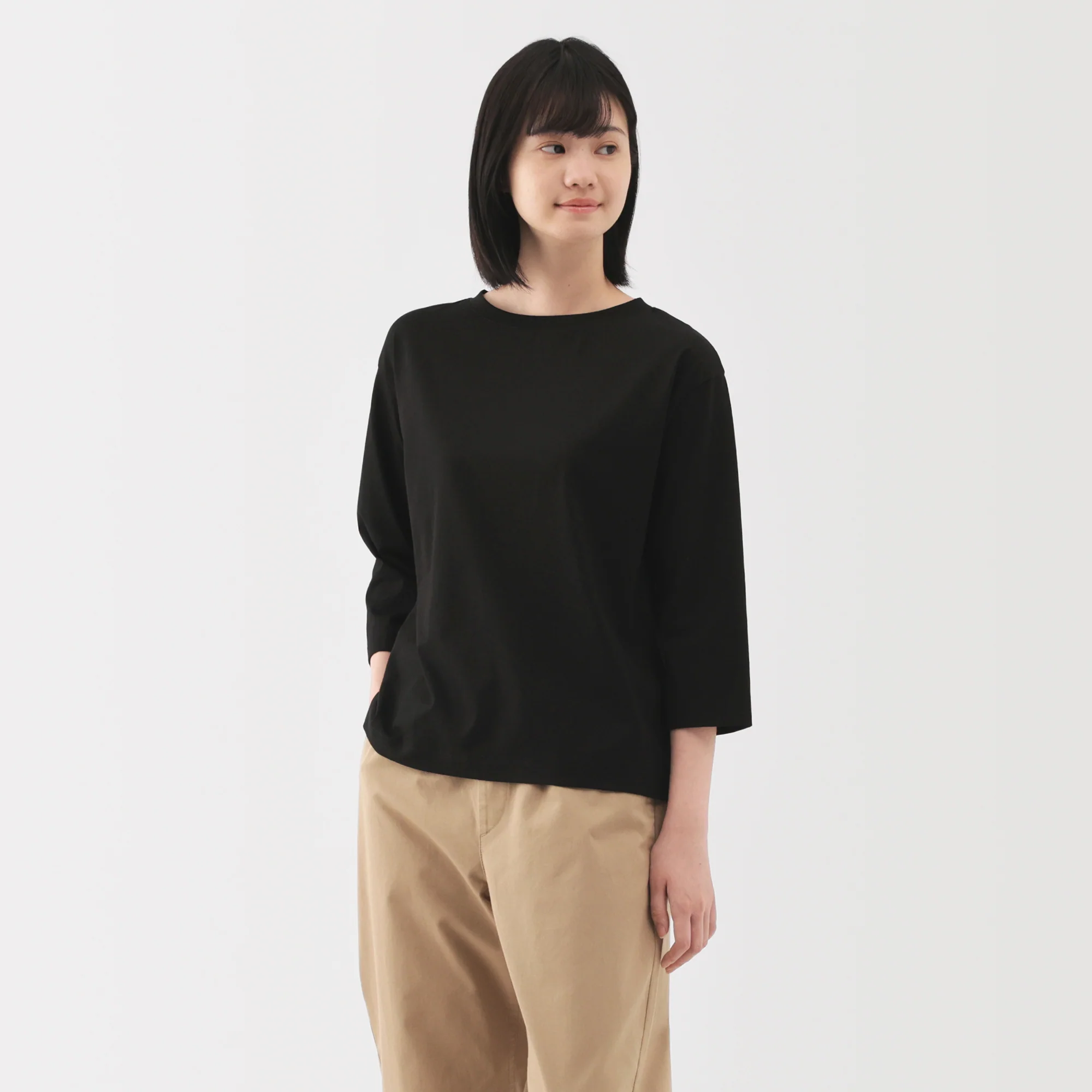 Jersey Boat Neck T-Shirt - Image 3