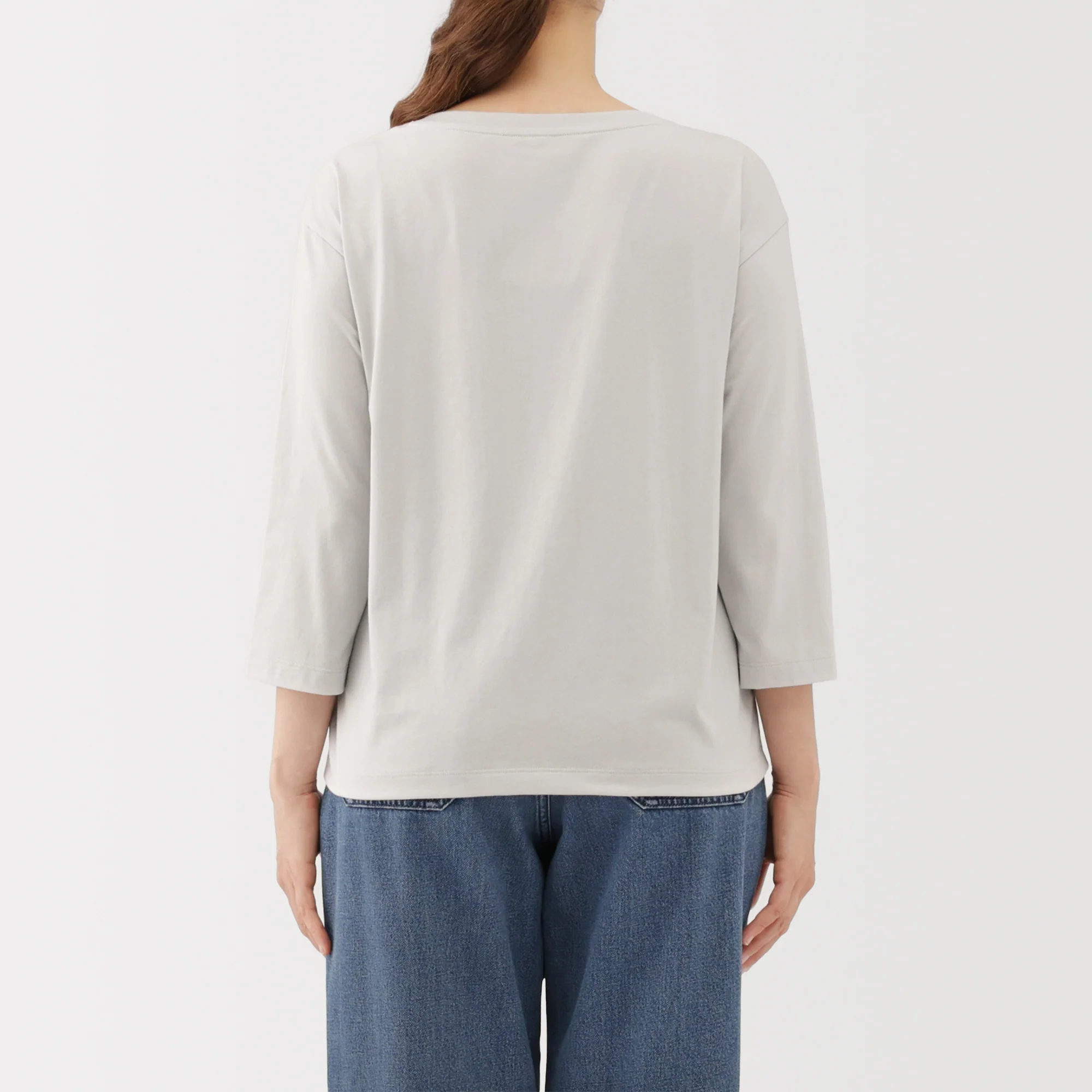 Jersey Boat Neck T-Shirt - Image 6
