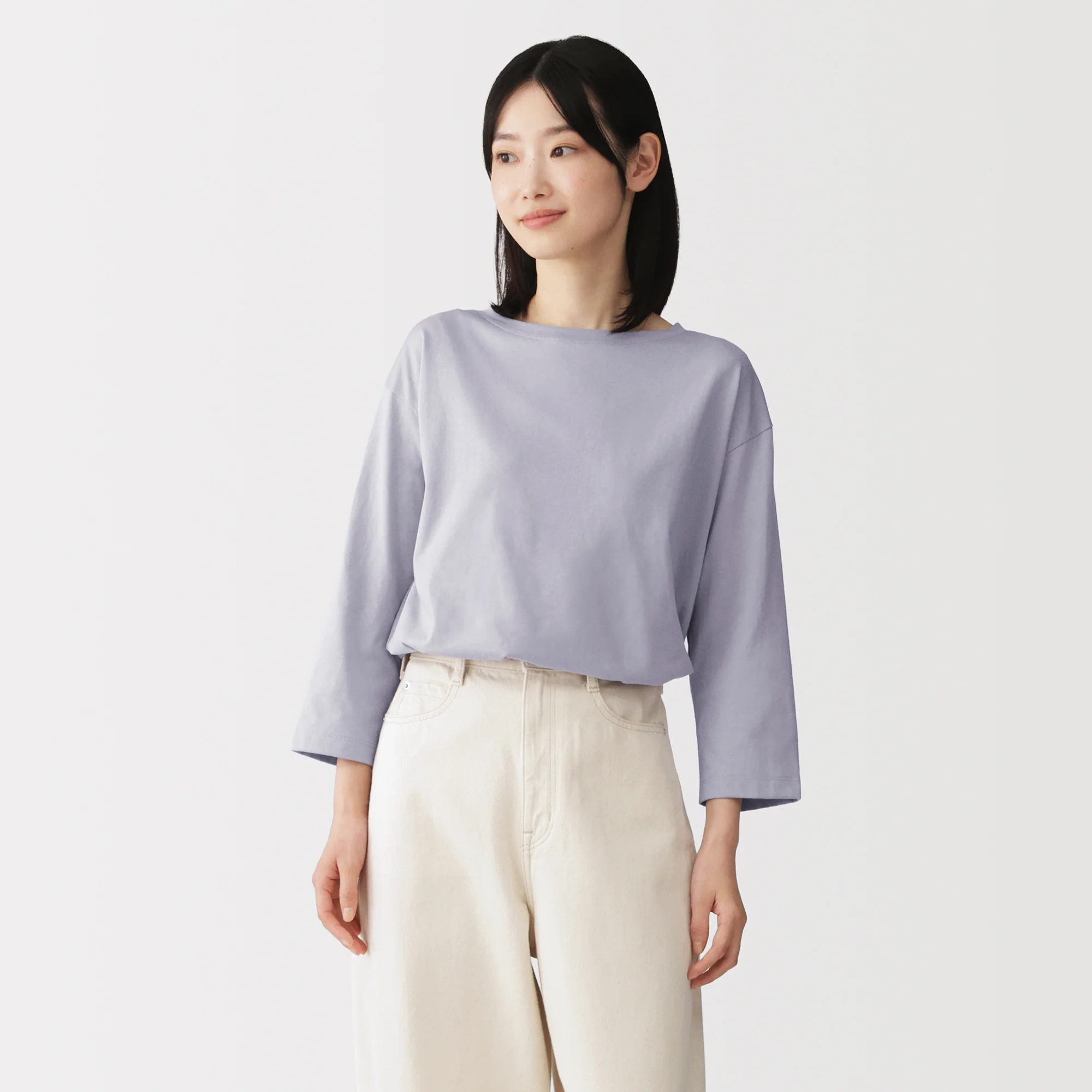 Jersey Boatneck T-Shirt