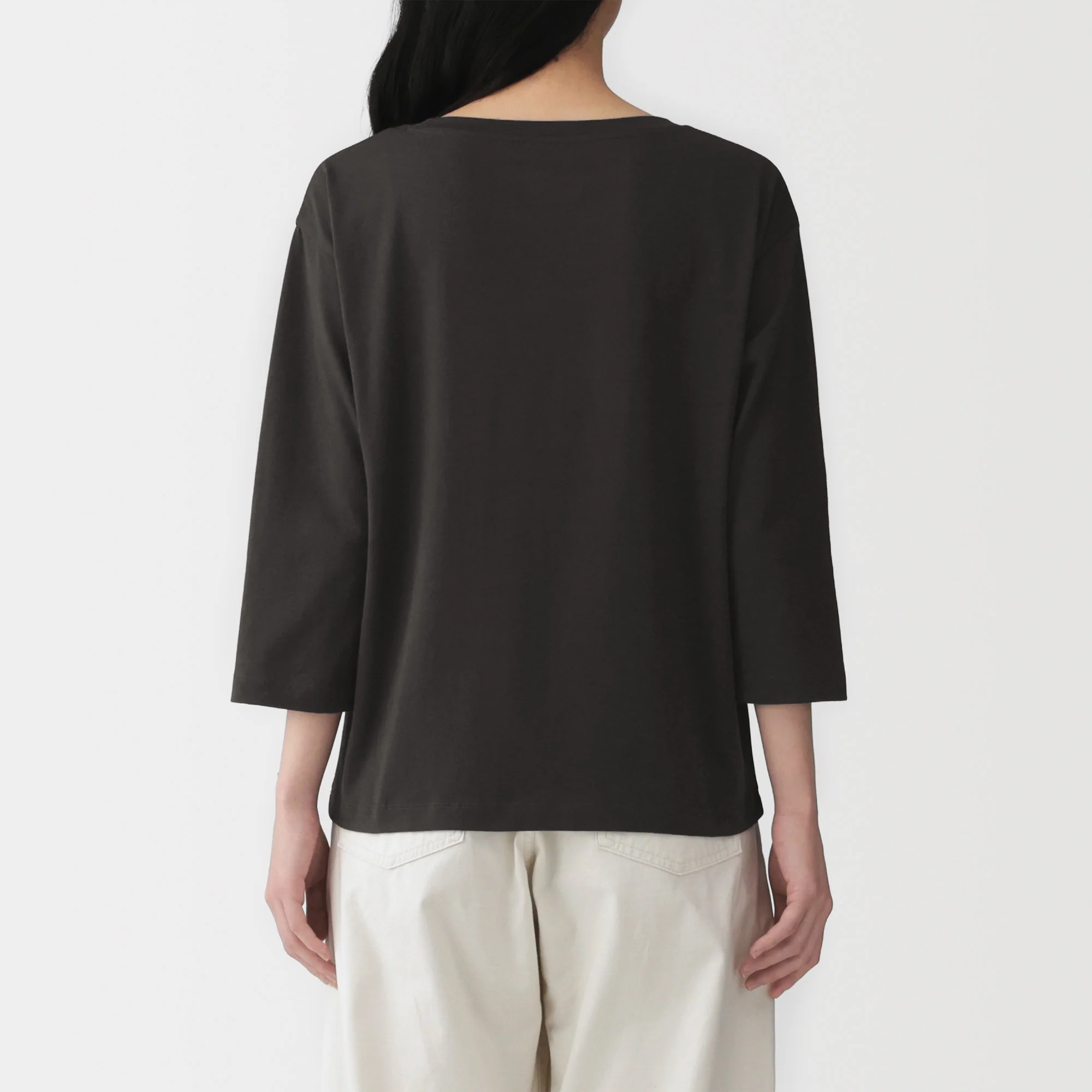 Jersey Boatneck T-Shirt - Image 6