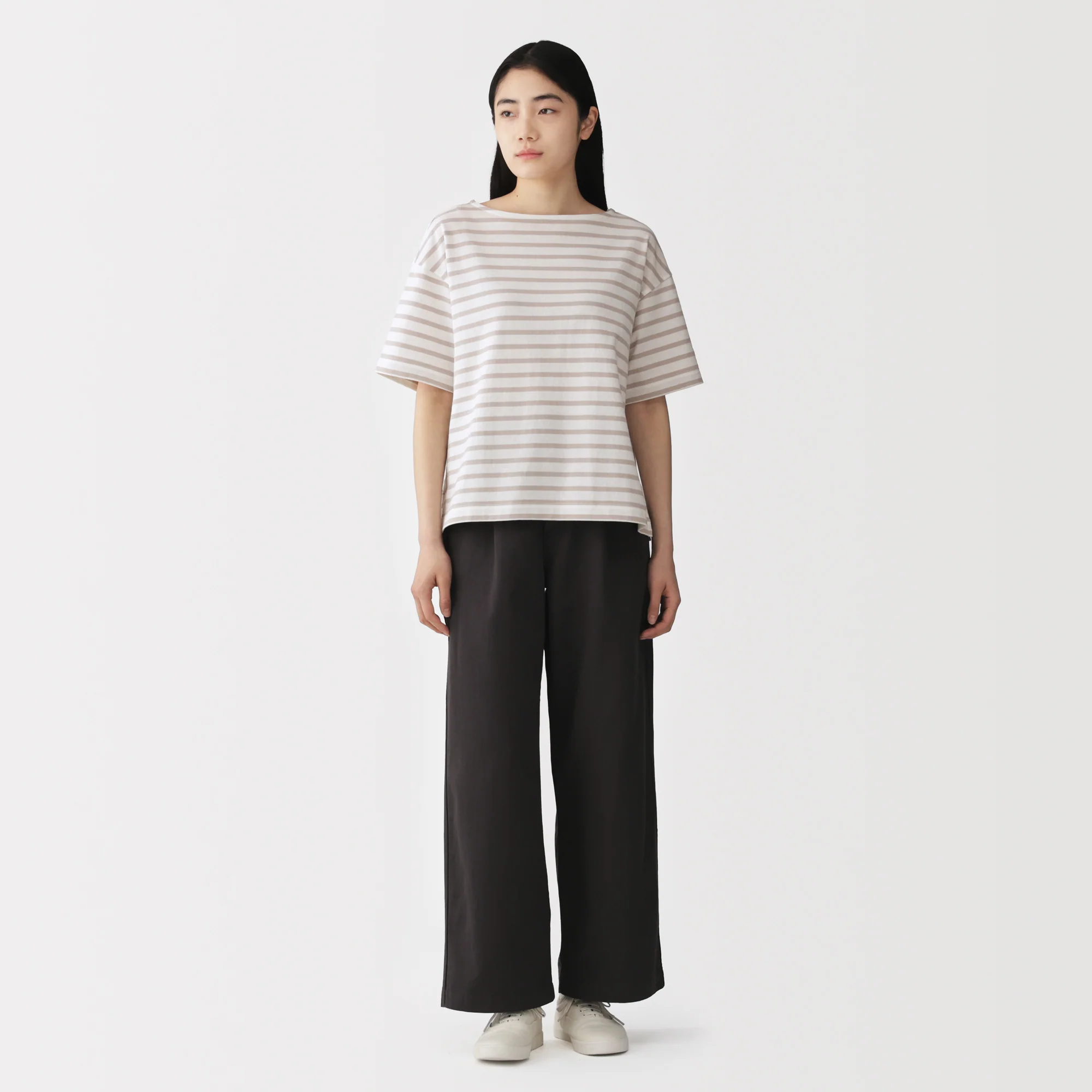 Jersey Boatneck T-Shirt - Image 12