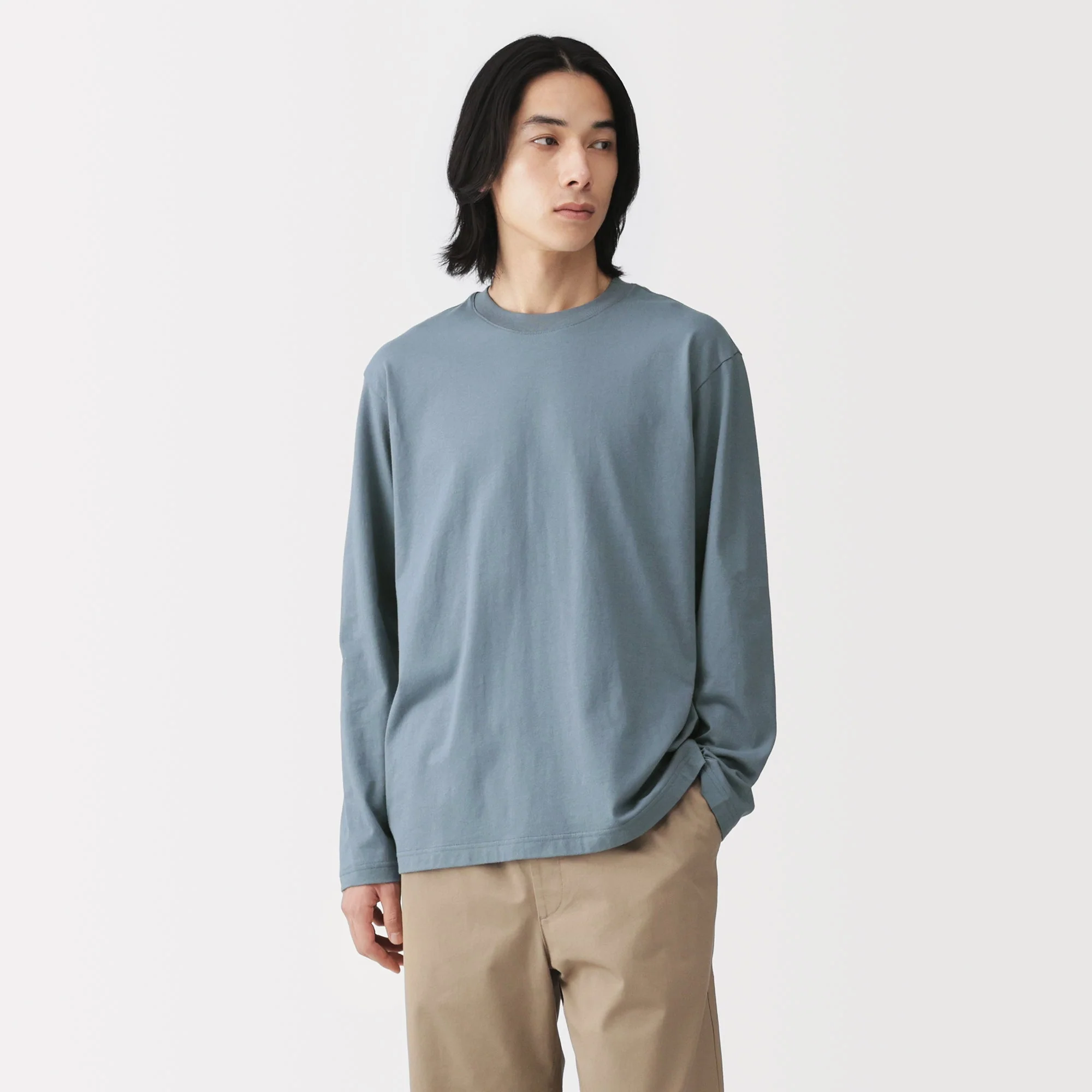 Cotton Jersey Crewneck T-Shirt - Image 3