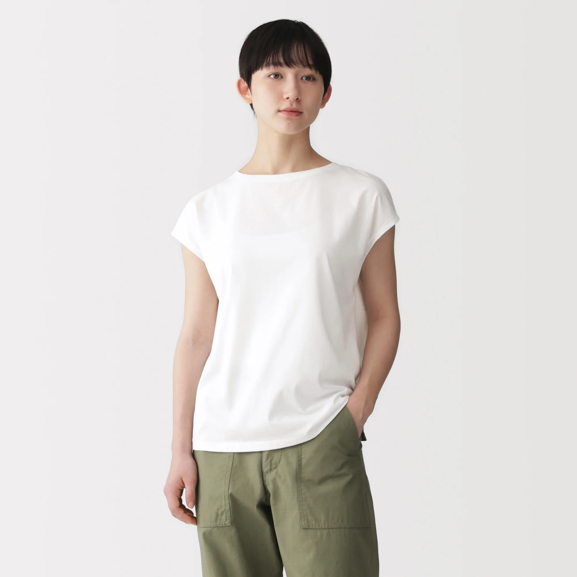 Jersey French Sleeve T-Shirt