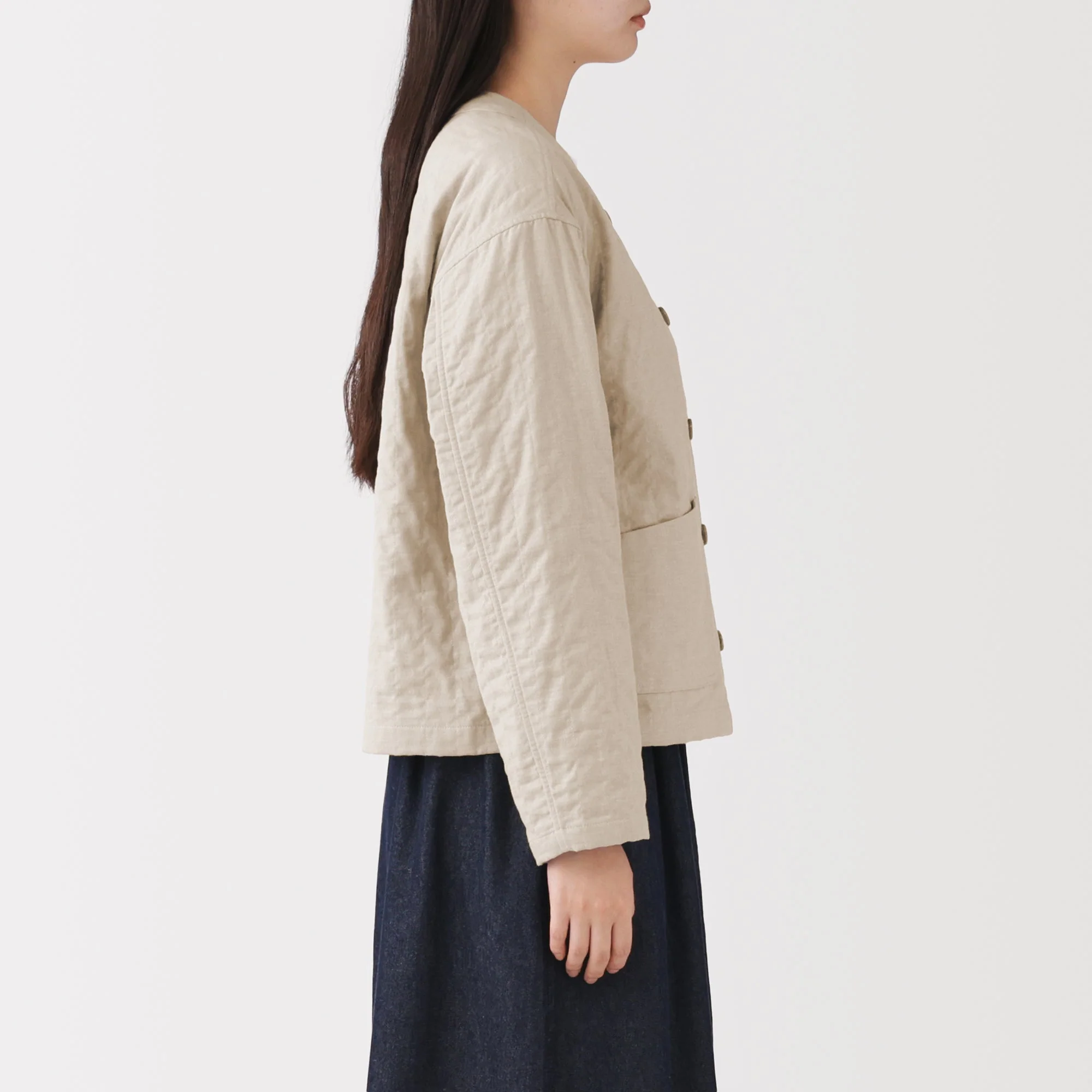 Kapok Blend Quilted Jacket - Image 23