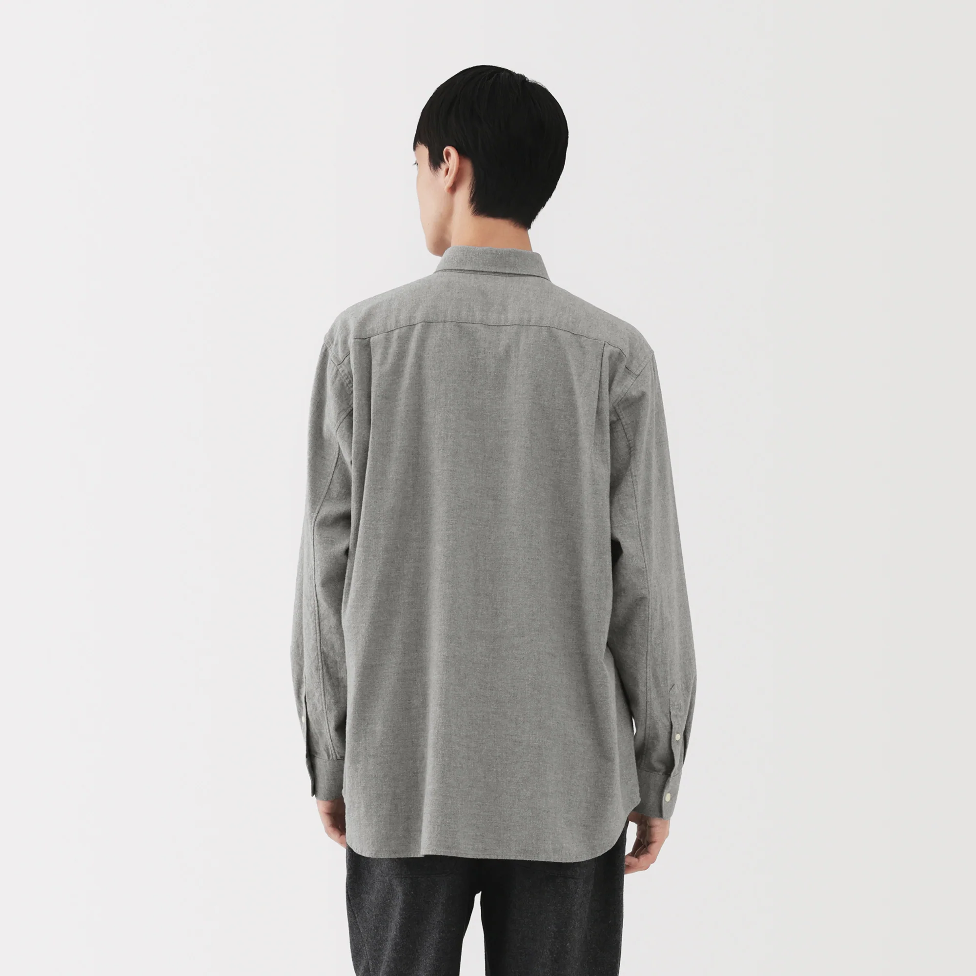 Labo Brushed Herringbone Shirt - Image 14