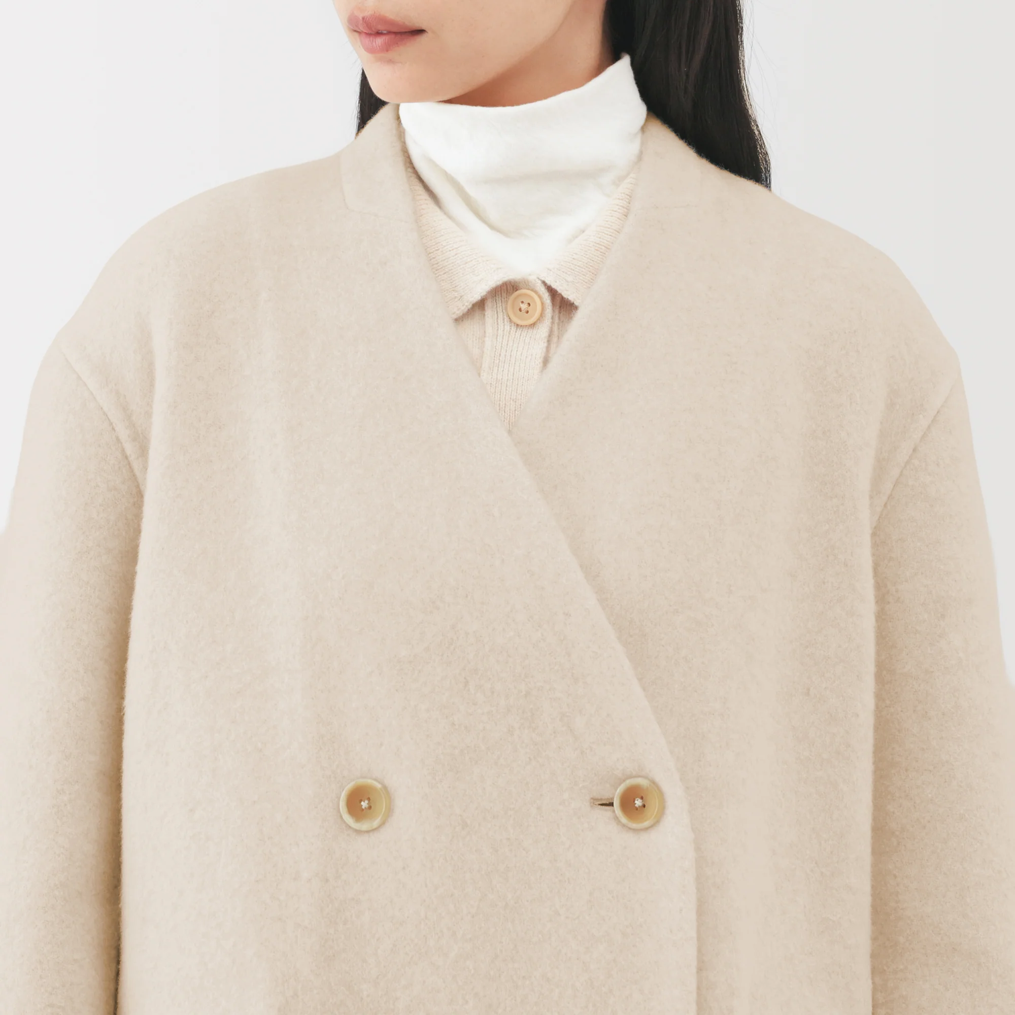 Labo Cashmere Mix Double Breasted Coat - Image 16
