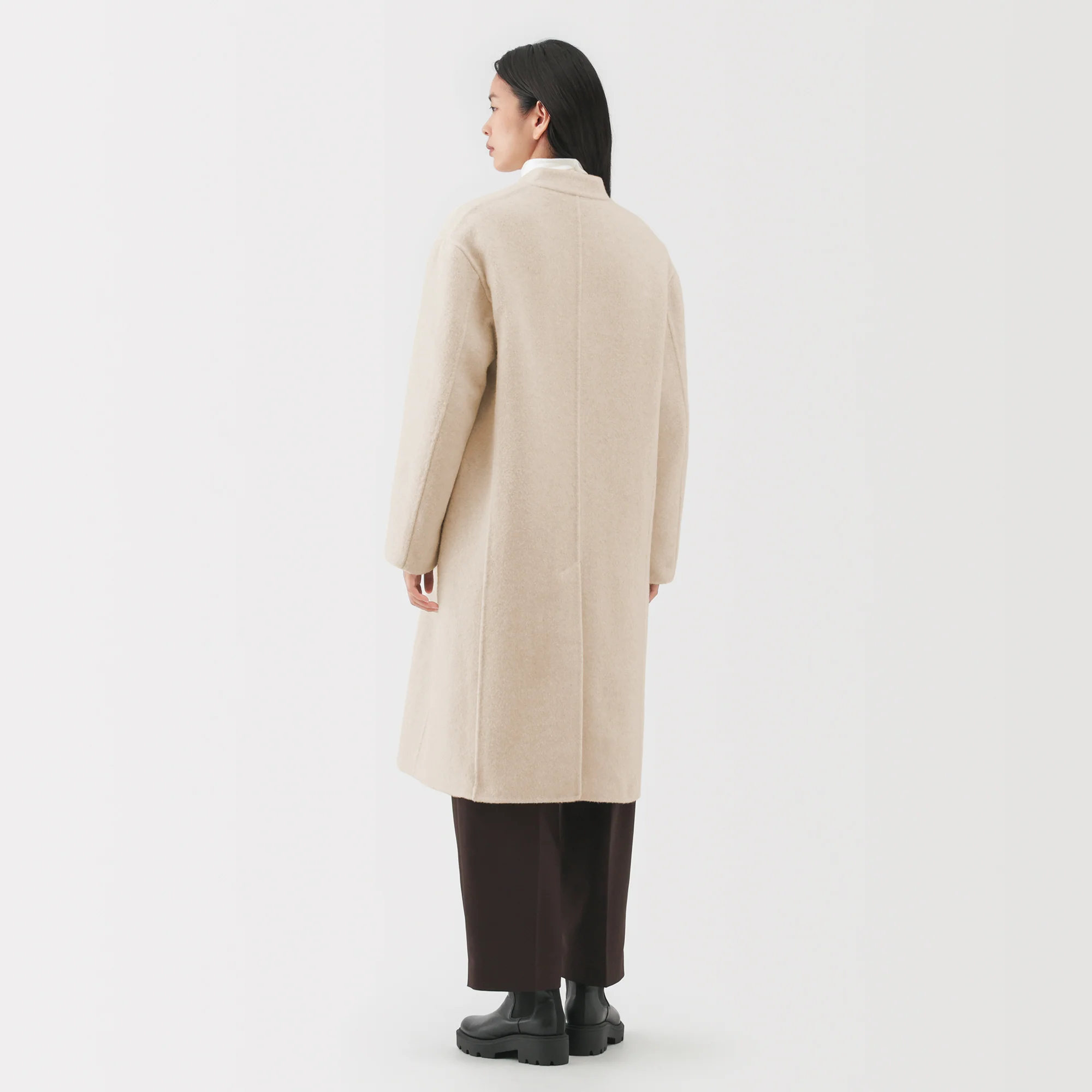 Labo Cashmere Mix Double Breasted Coat - Image 24
