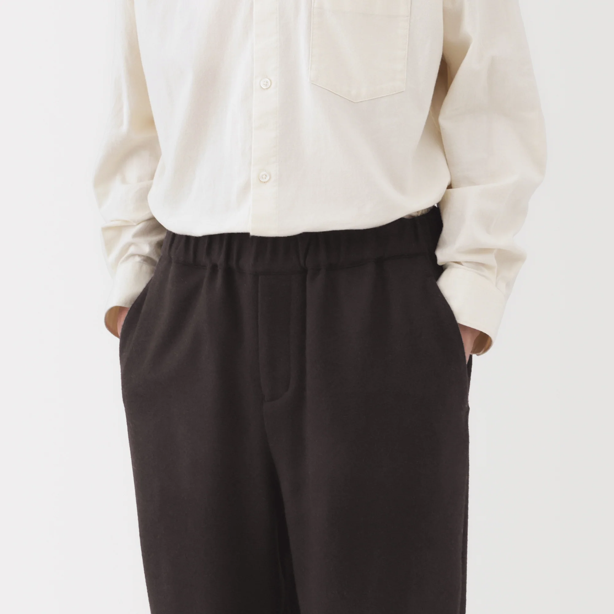 Labo Cashmere Mix Easy Pants - Image 25