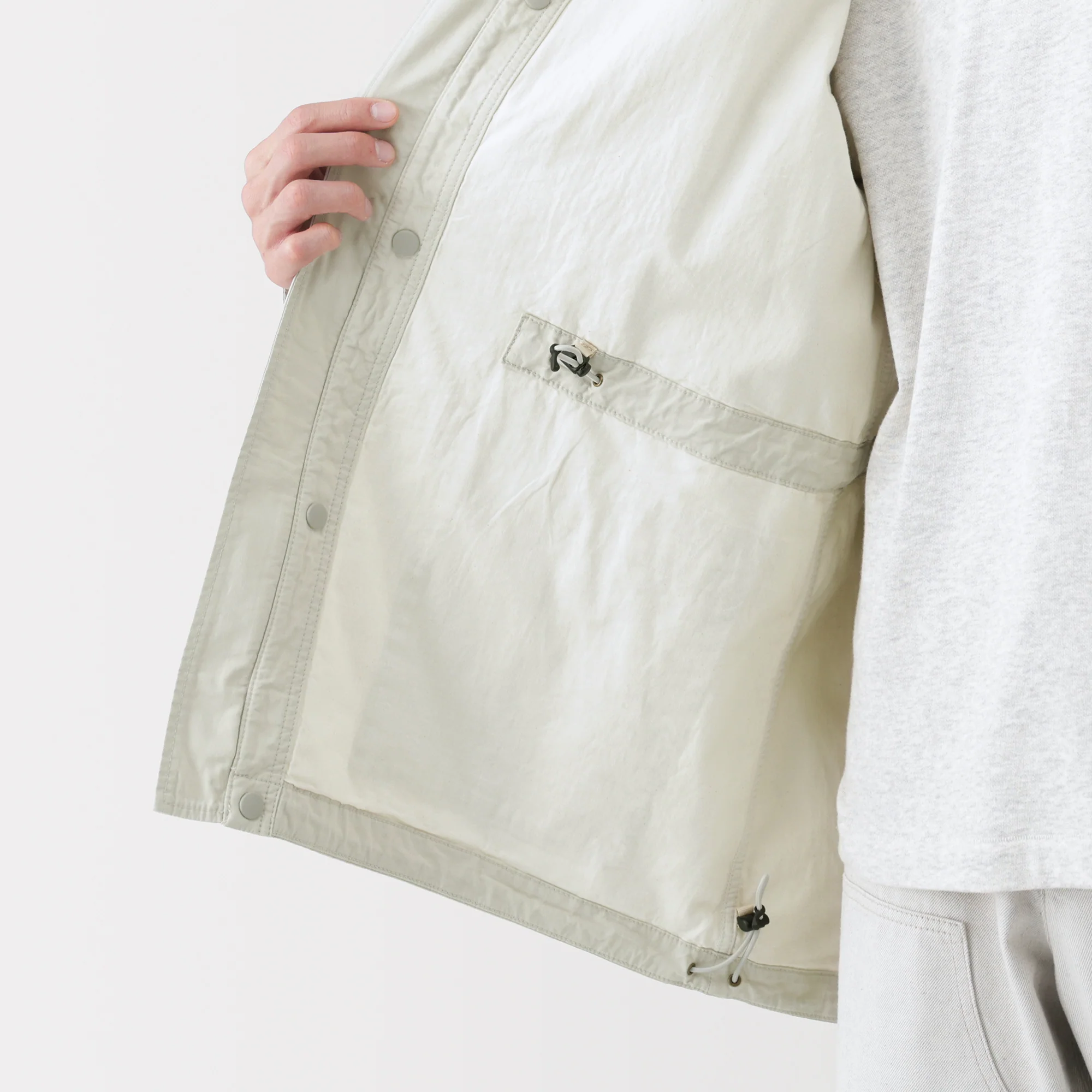 Labo Cotton Canvas Hooded Blouson - Image 12