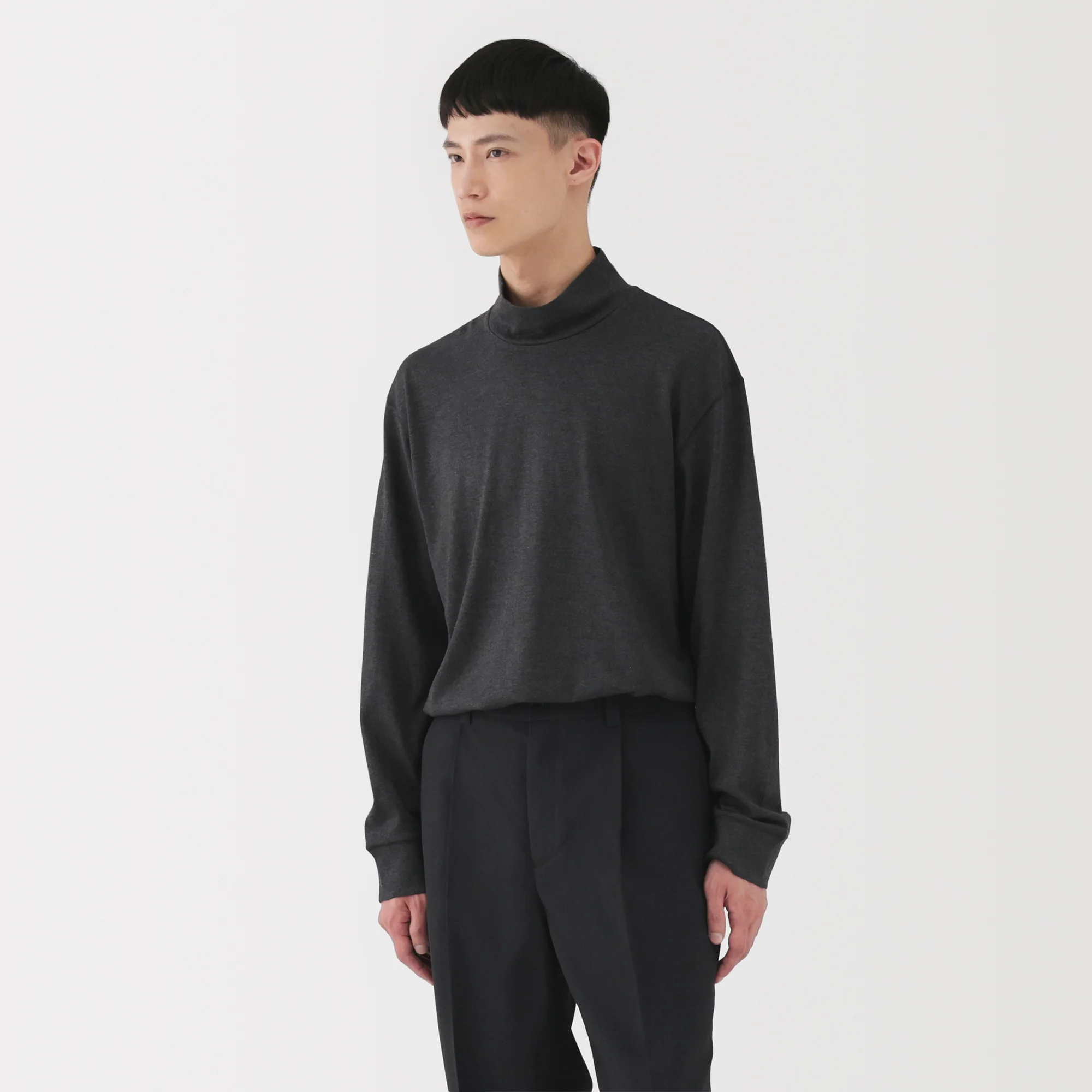 Labo Loopwheel High Neck T-Shirt - Image 11