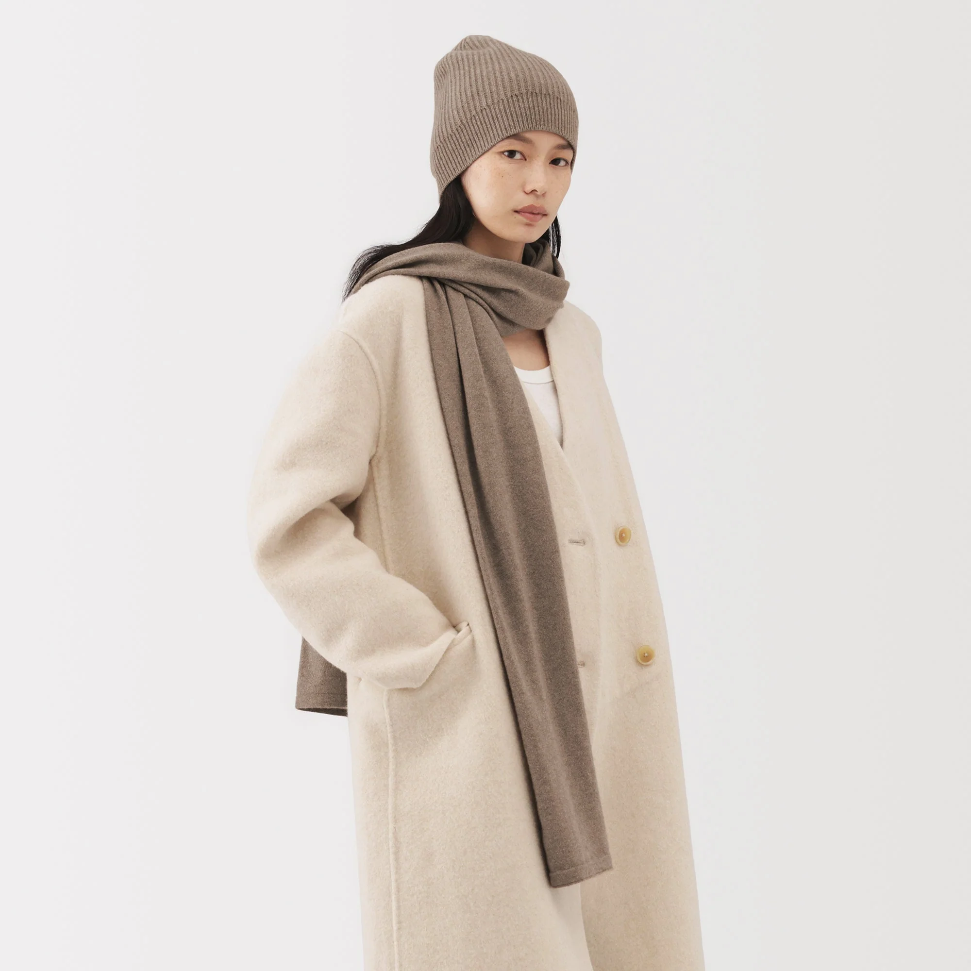 Labo Natural Cashmere Knit Stole
