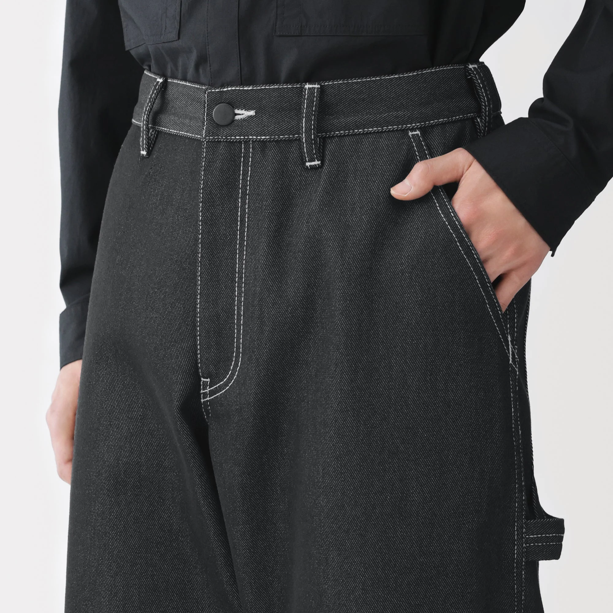 Labo Polyester Denim Work Pants - Image 16