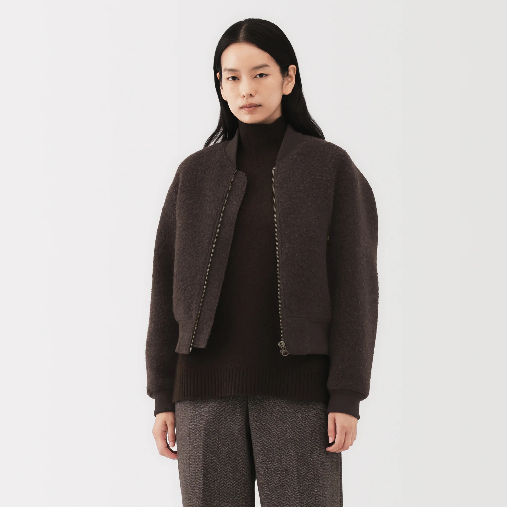 Labo Wool Blend Short Blouson - Image 3