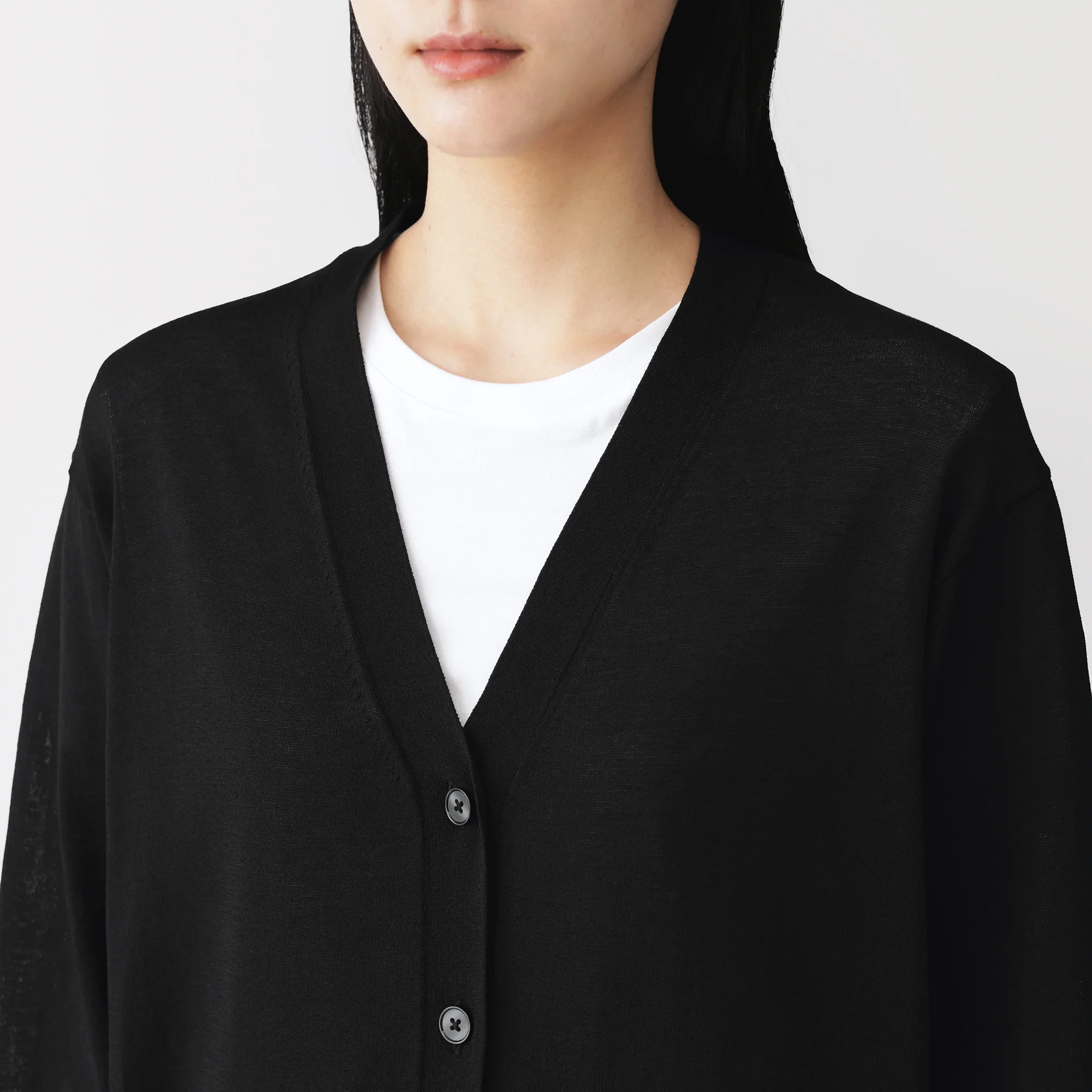 Light Knit V-Neck Cardigan - Image 47