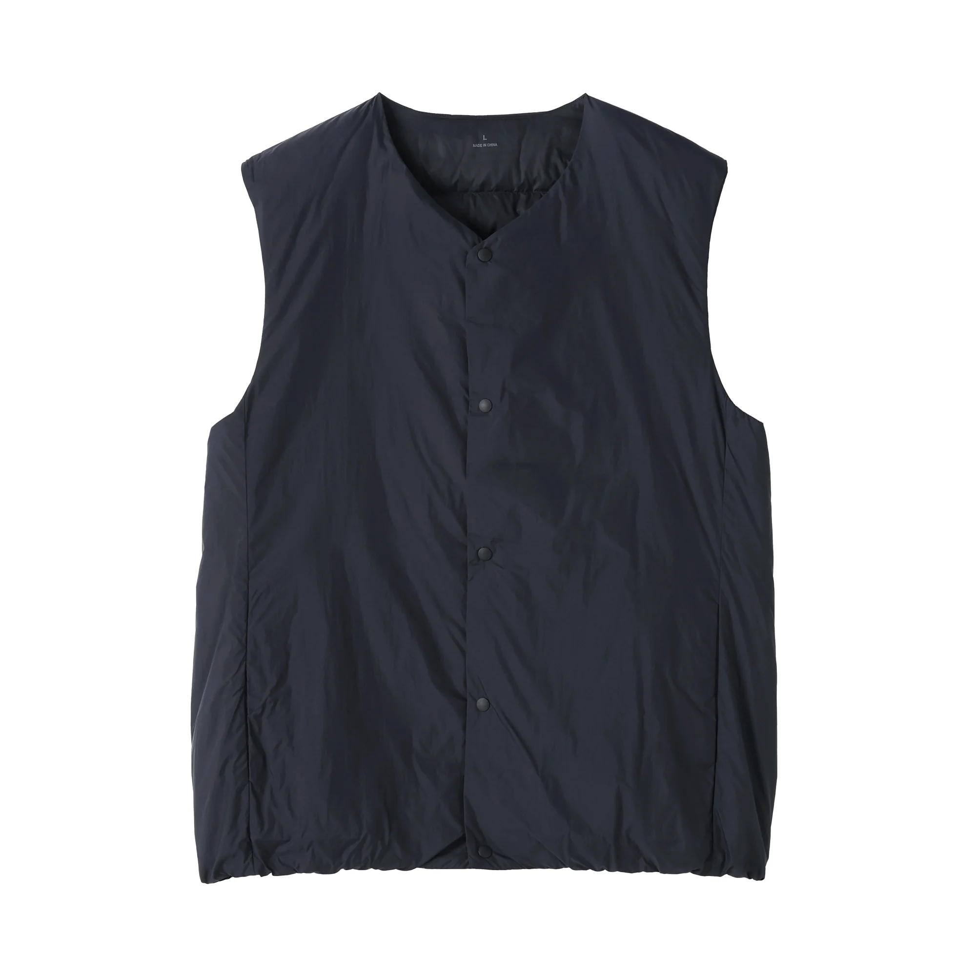 Lightweight Down Collarless Vest - Image 35
