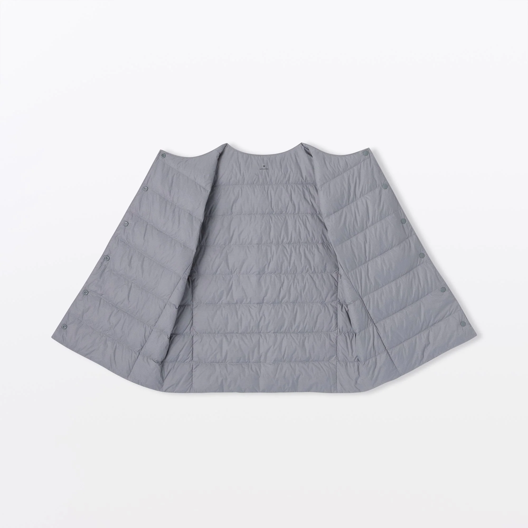 Lightweight Down Collarless Vest - Image 11
