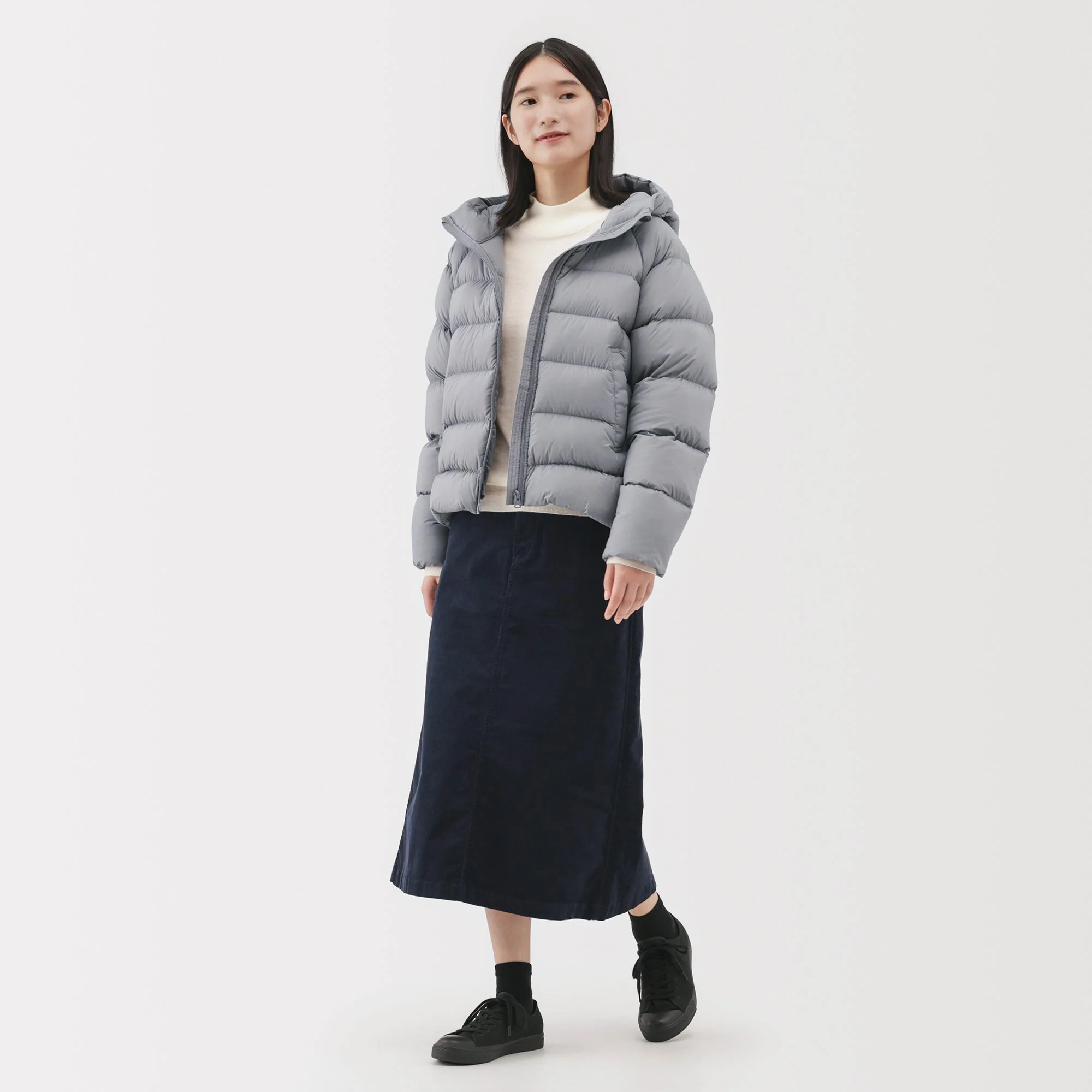 Lightweight Down Hooded Jacket - Image 4
