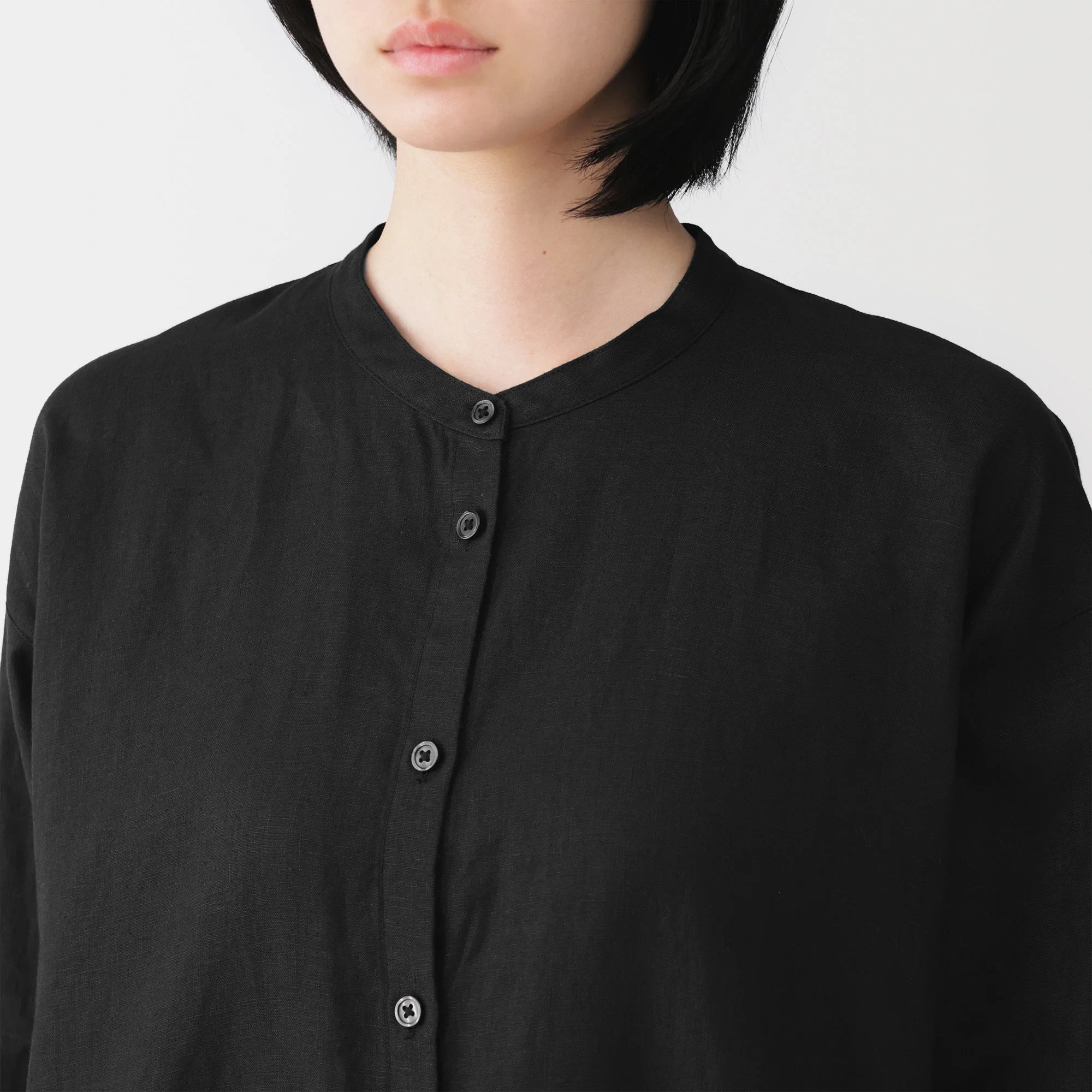 Linen Shirt Dress - Image 31
