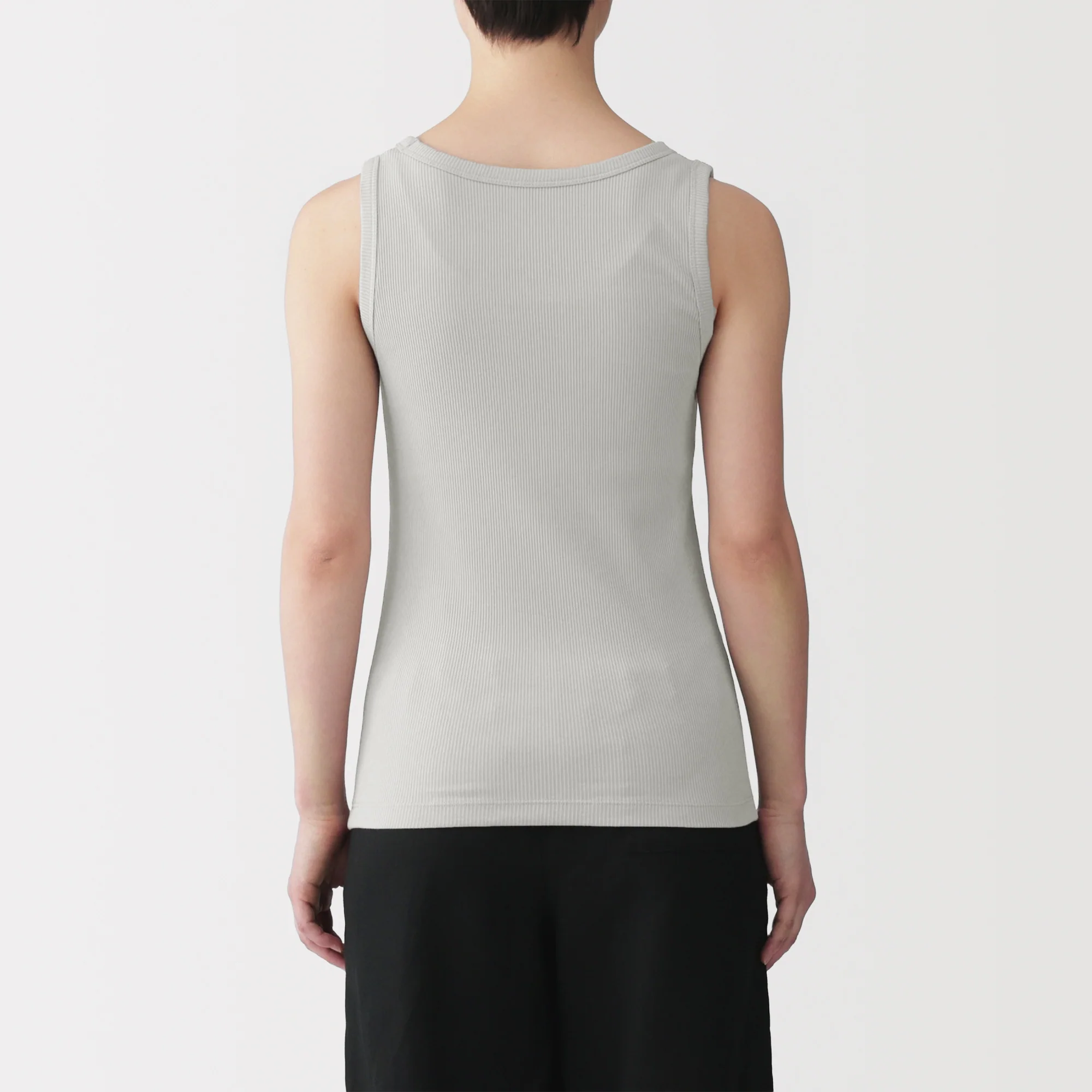 Lyocell Blend Rib Tank Top - Image 46