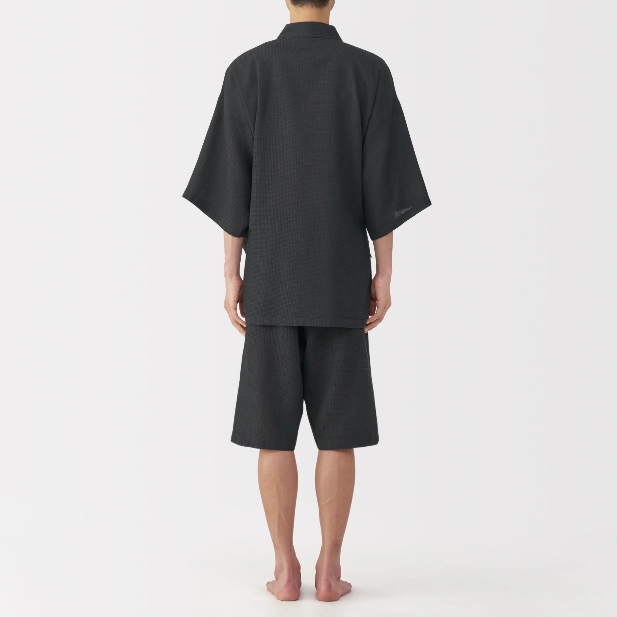 Lyocell Blend Waffle Jinbei - Image 17