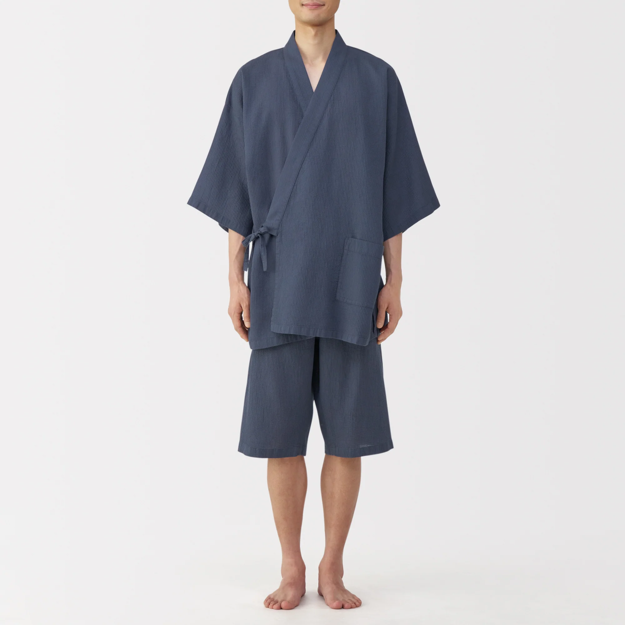 Lyocell Blend Waffle Jinbei - Image 26