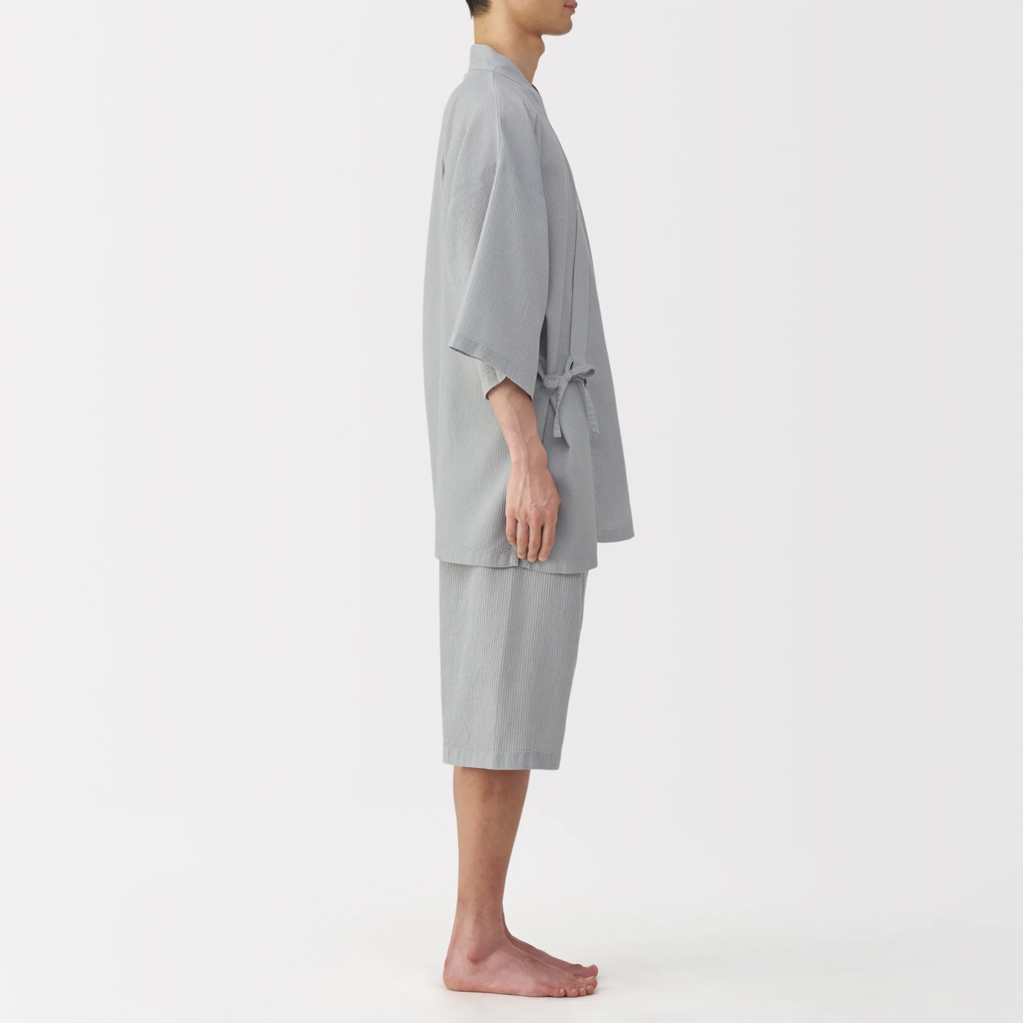 Lyocell Blend Waffle Jinbei - Image 5