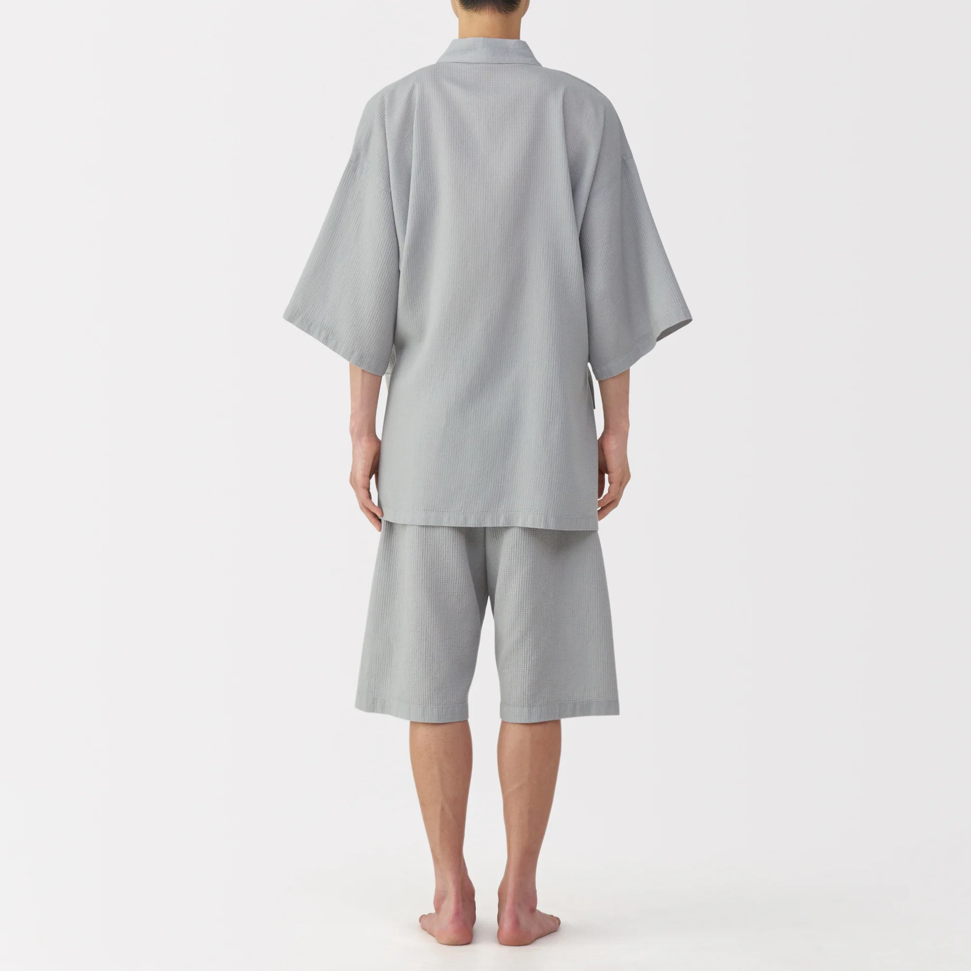 Lyocell Blend Waffle Jinbei - Image 6
