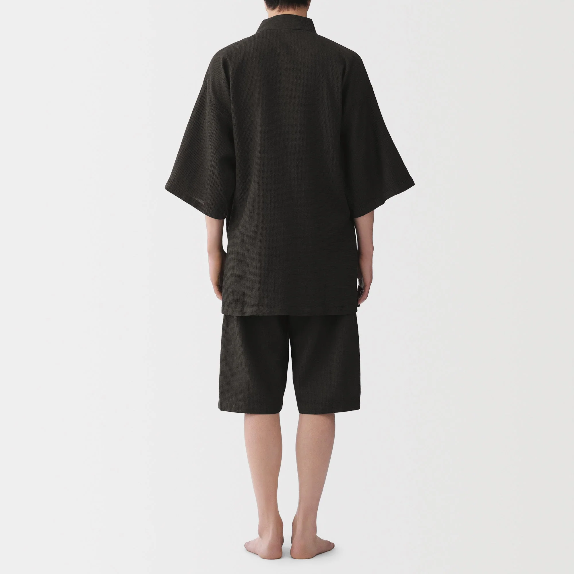 Lyocell Blend Waffle Jinbei - Image 5