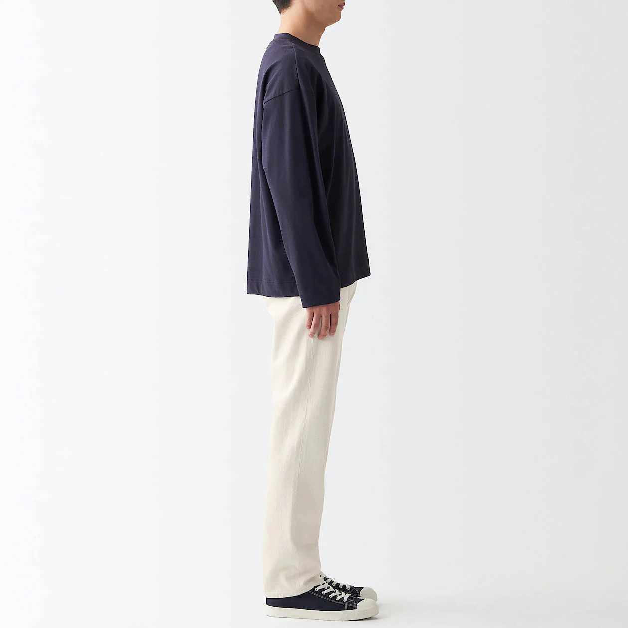 Men's Denim Regular Pants Natural (L 32inch / 82cm) - Image 5