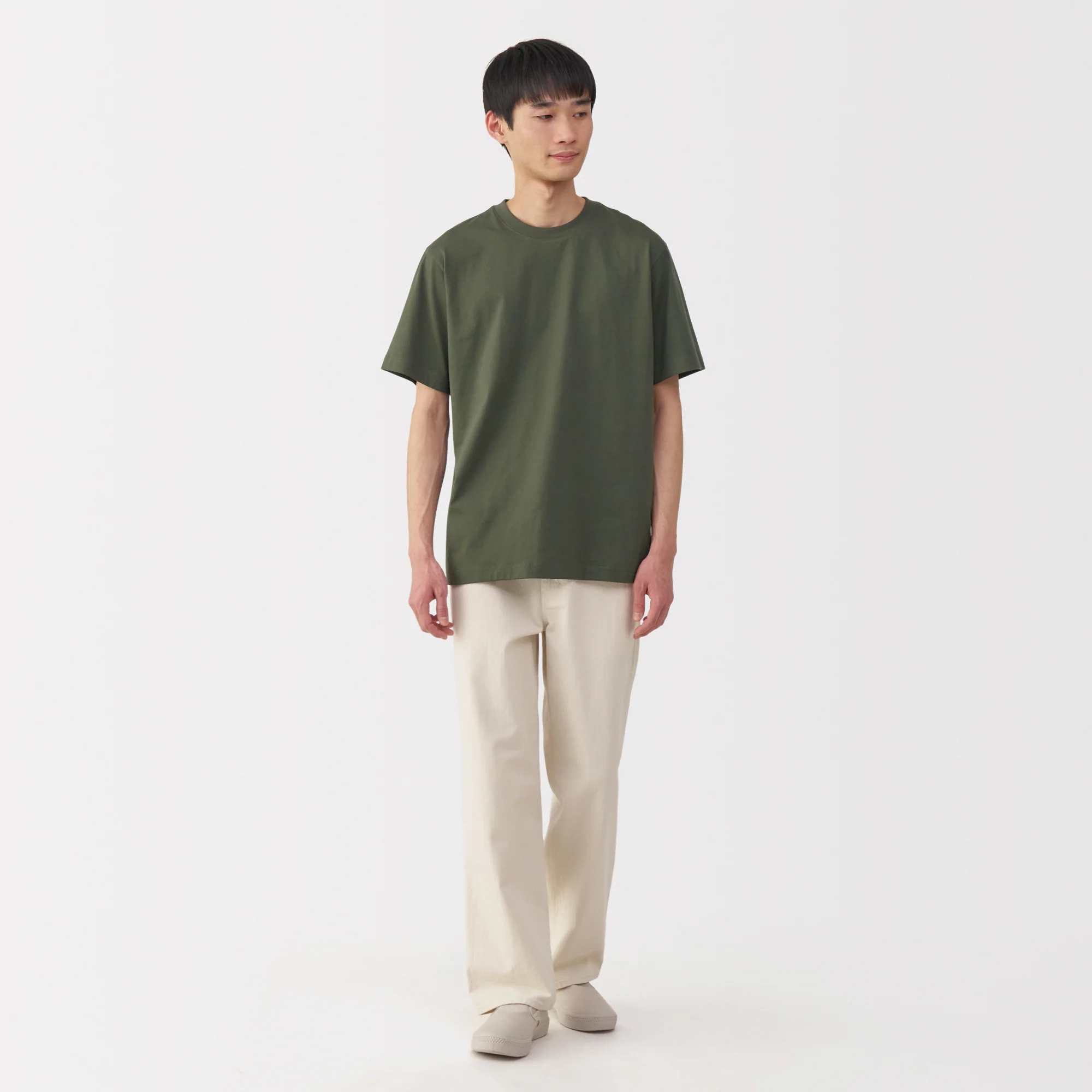 Men's Jersey Crew Neck Short Sleeve T-Shirt - Image 32