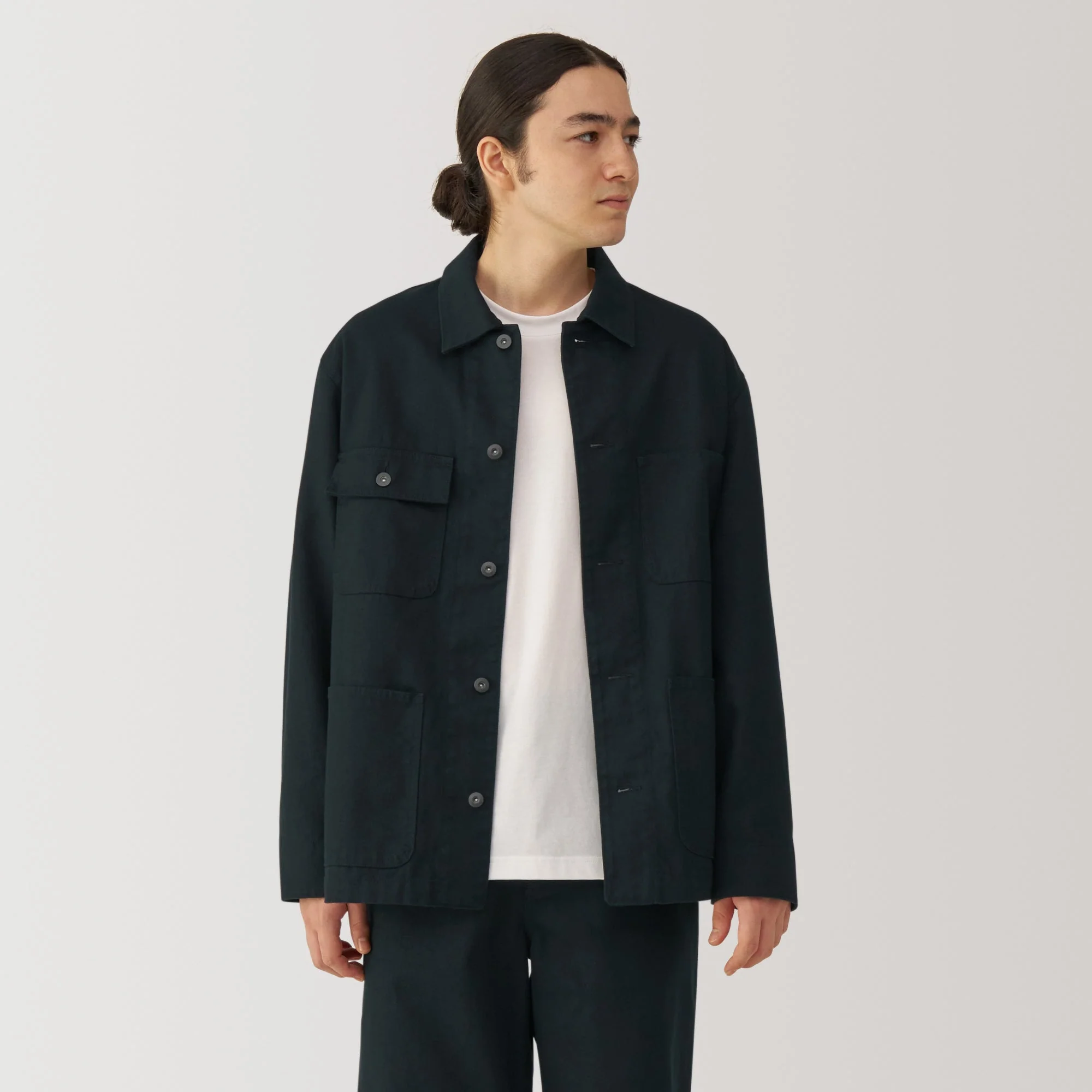 Men's Kapok Blend Canvas Coverall Jacket - Image 3