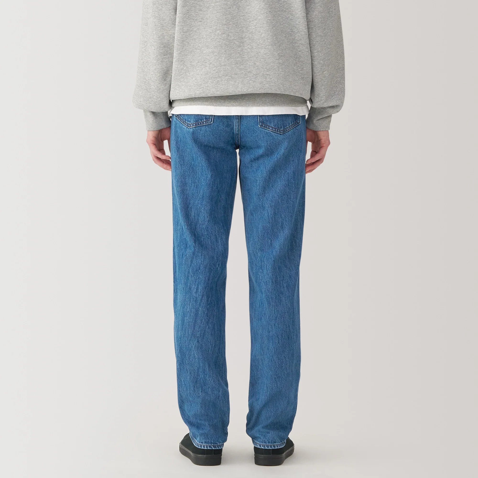 Men's Kapok Blend Straight Denim Trousers - Image 15