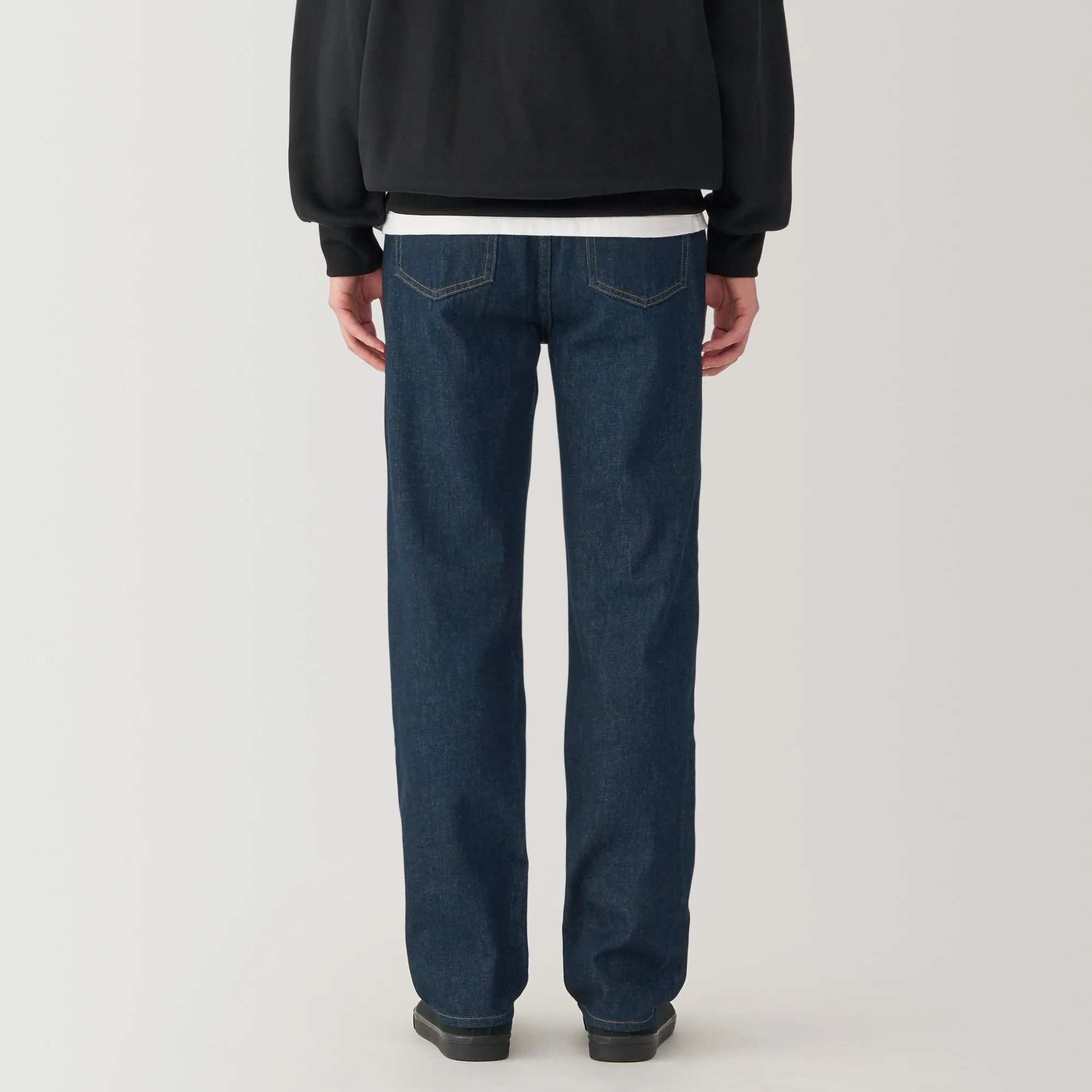 Men's Kapok Blend Straight Denim Trousers - Image 6