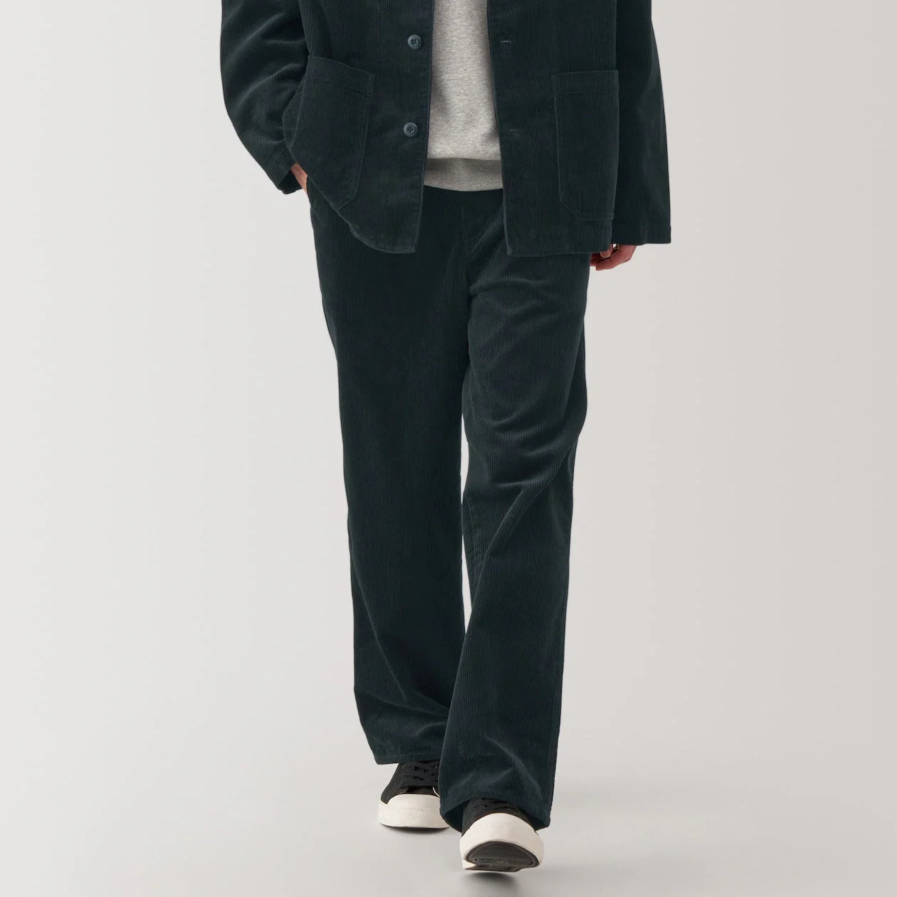 Men's Kapok Blend Wide Leg Corduroy Pants - Image 23