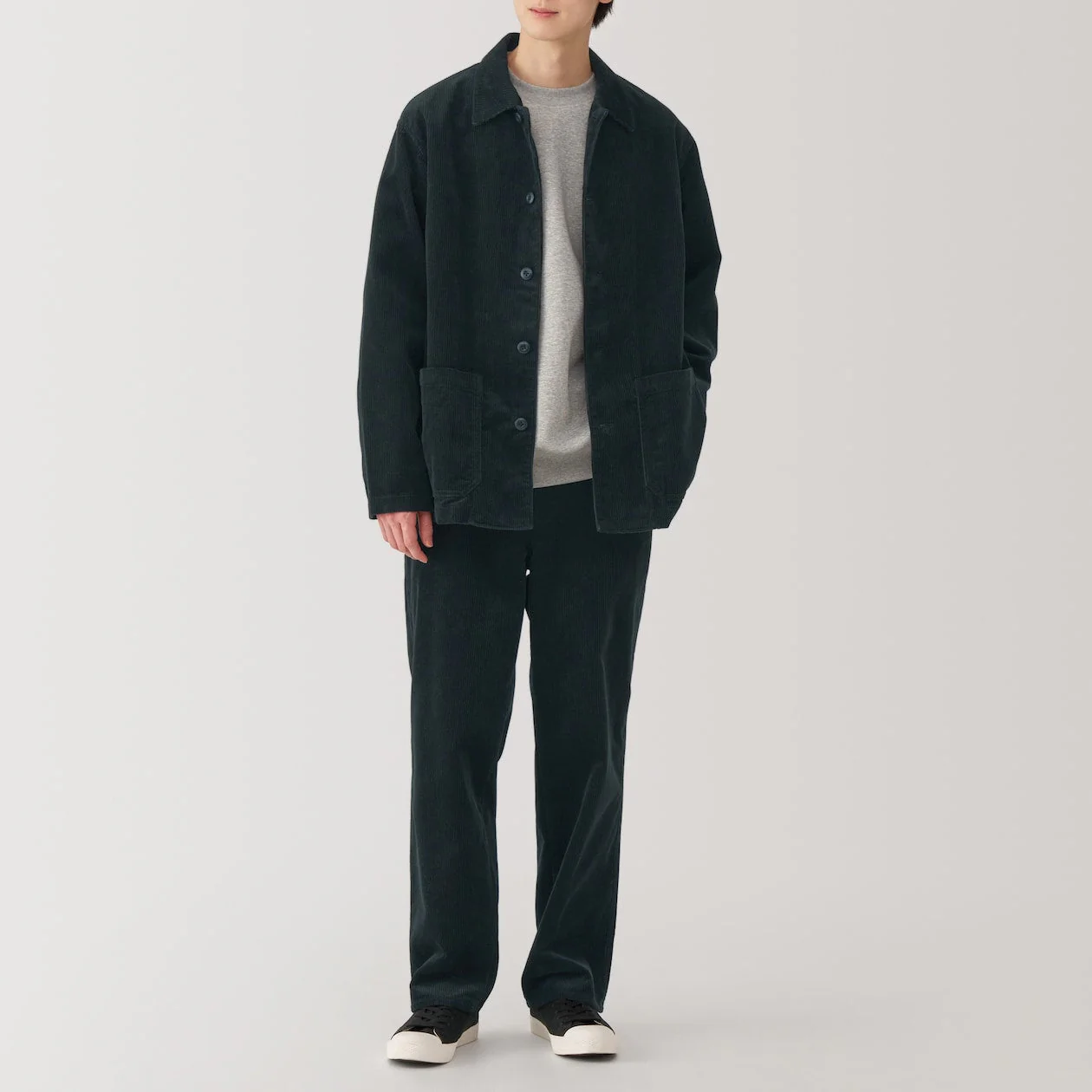 Men's Kapok Blend Wide Leg Corduroy Pants - Image 24