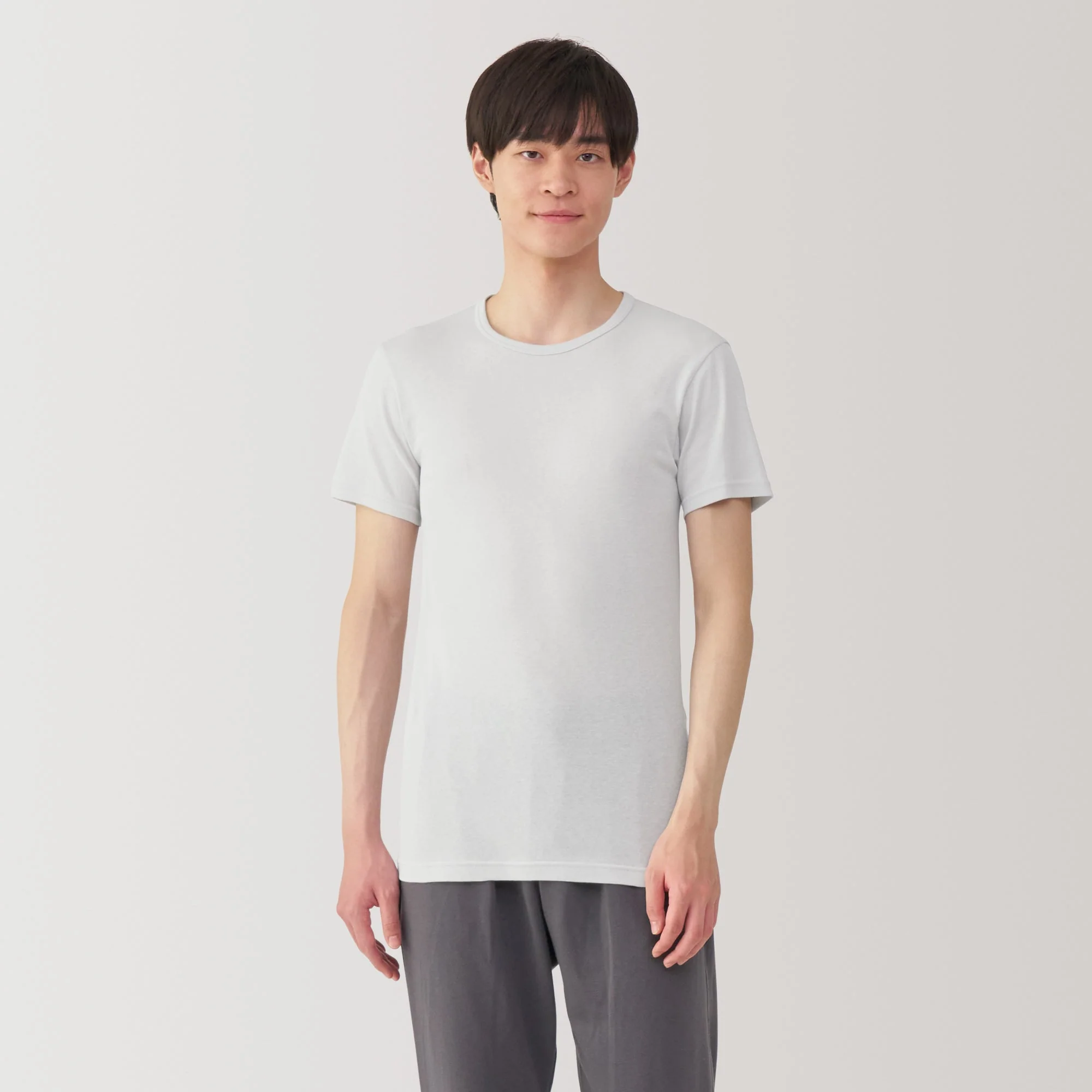 Men's Moisture-Wicking Cotton Crew Neck Short Sleeve T-Shirt - Image 3
