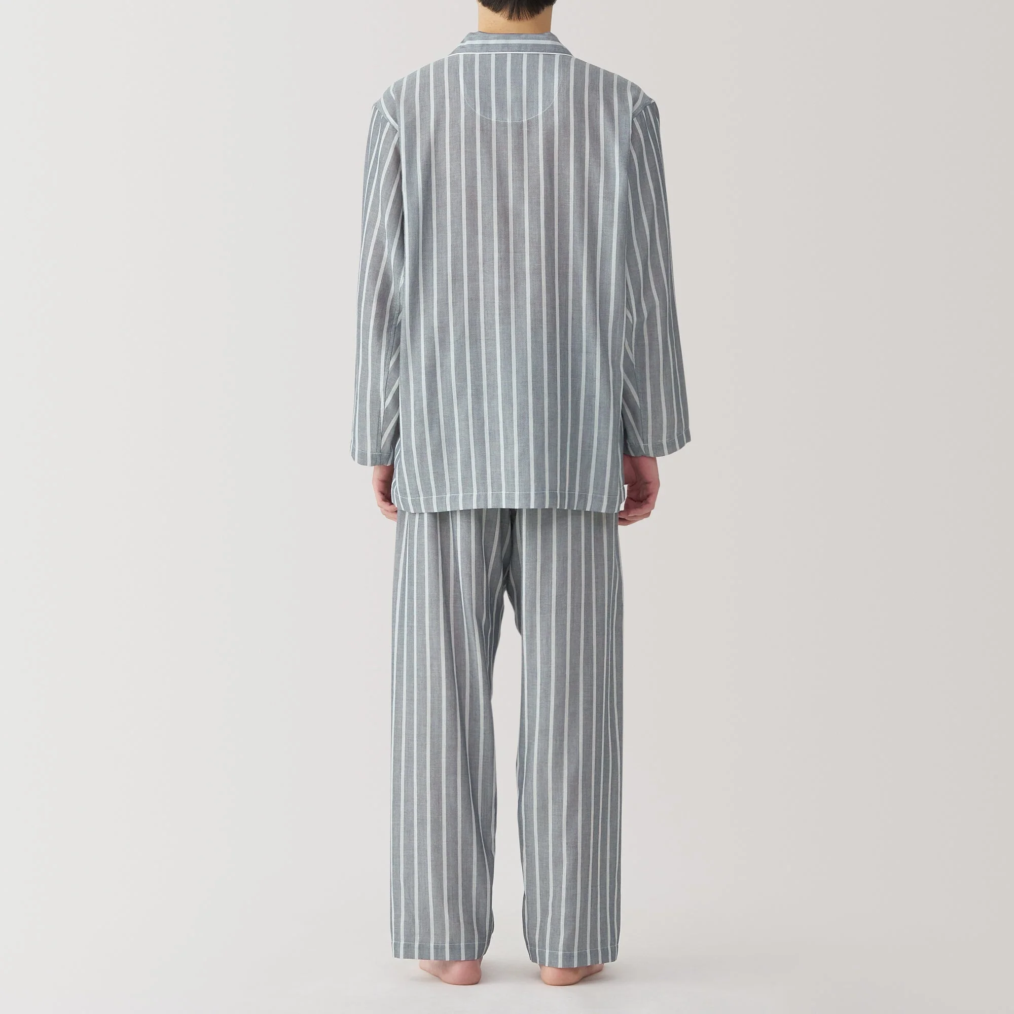 Men's Side Seamless Double Gauze Pajamas - Image 6
