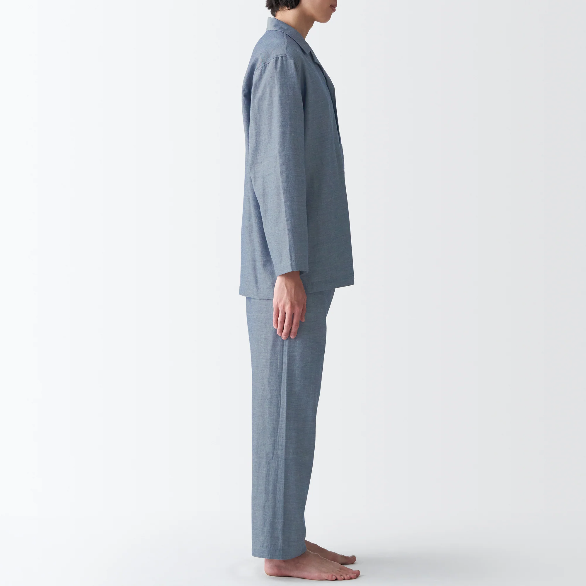 Men's Side Seamless Double Gauze Pajamas - Image 15