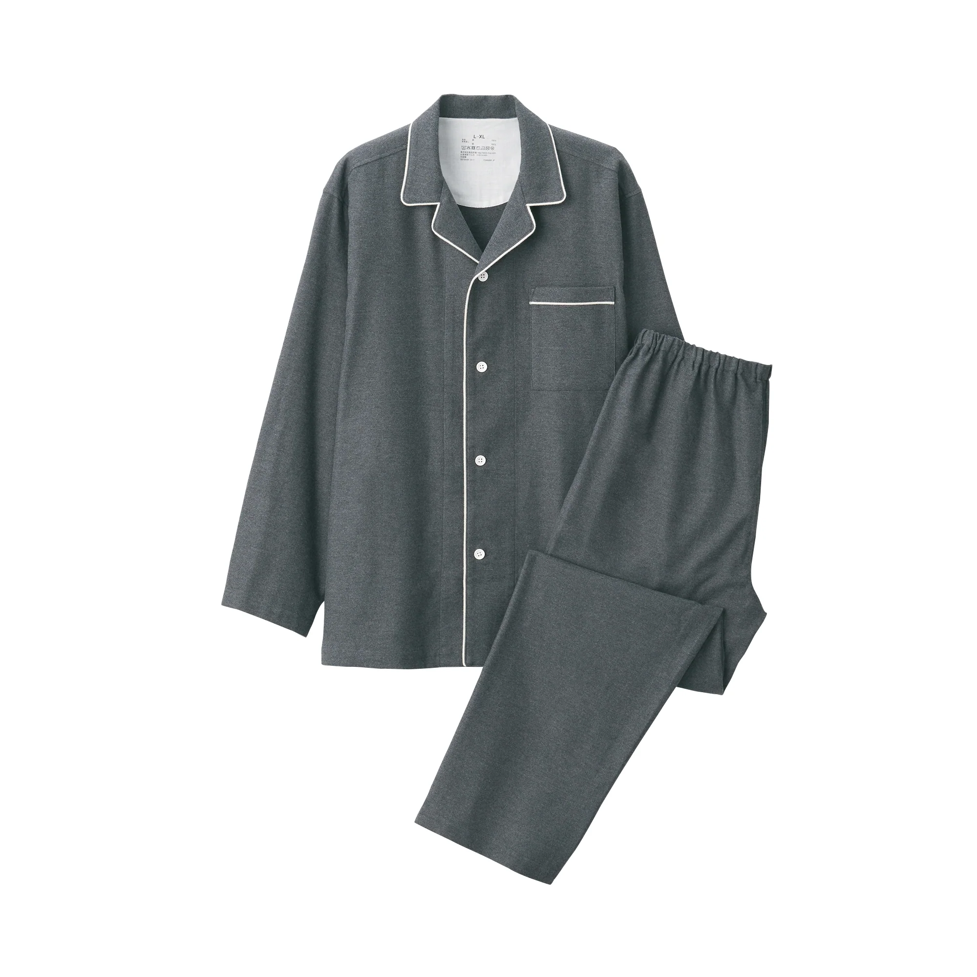 Men's Side-Seamless Flannel Pajamas - Image 2