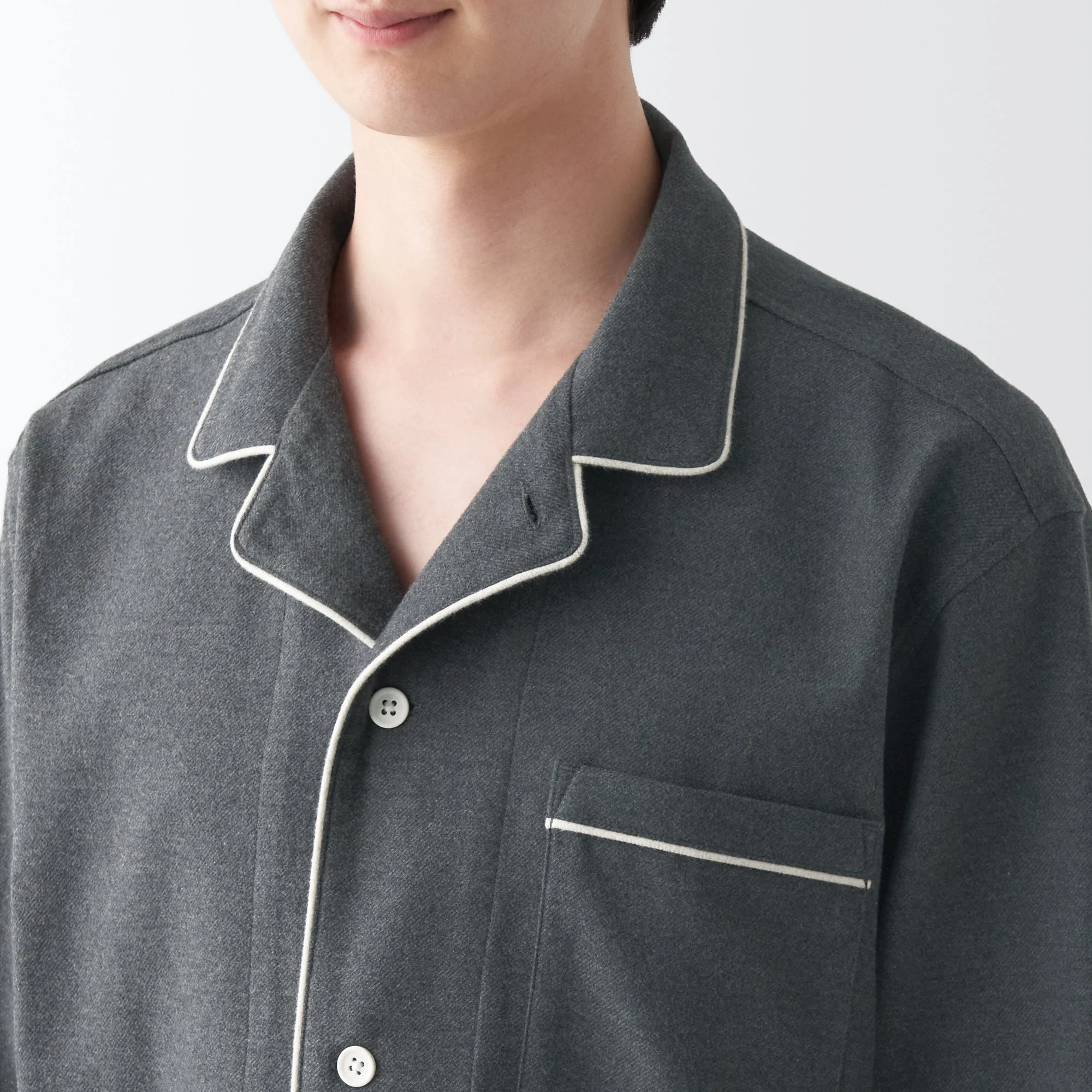 Men's Side Seamless Flannel Pajamas - Image 17