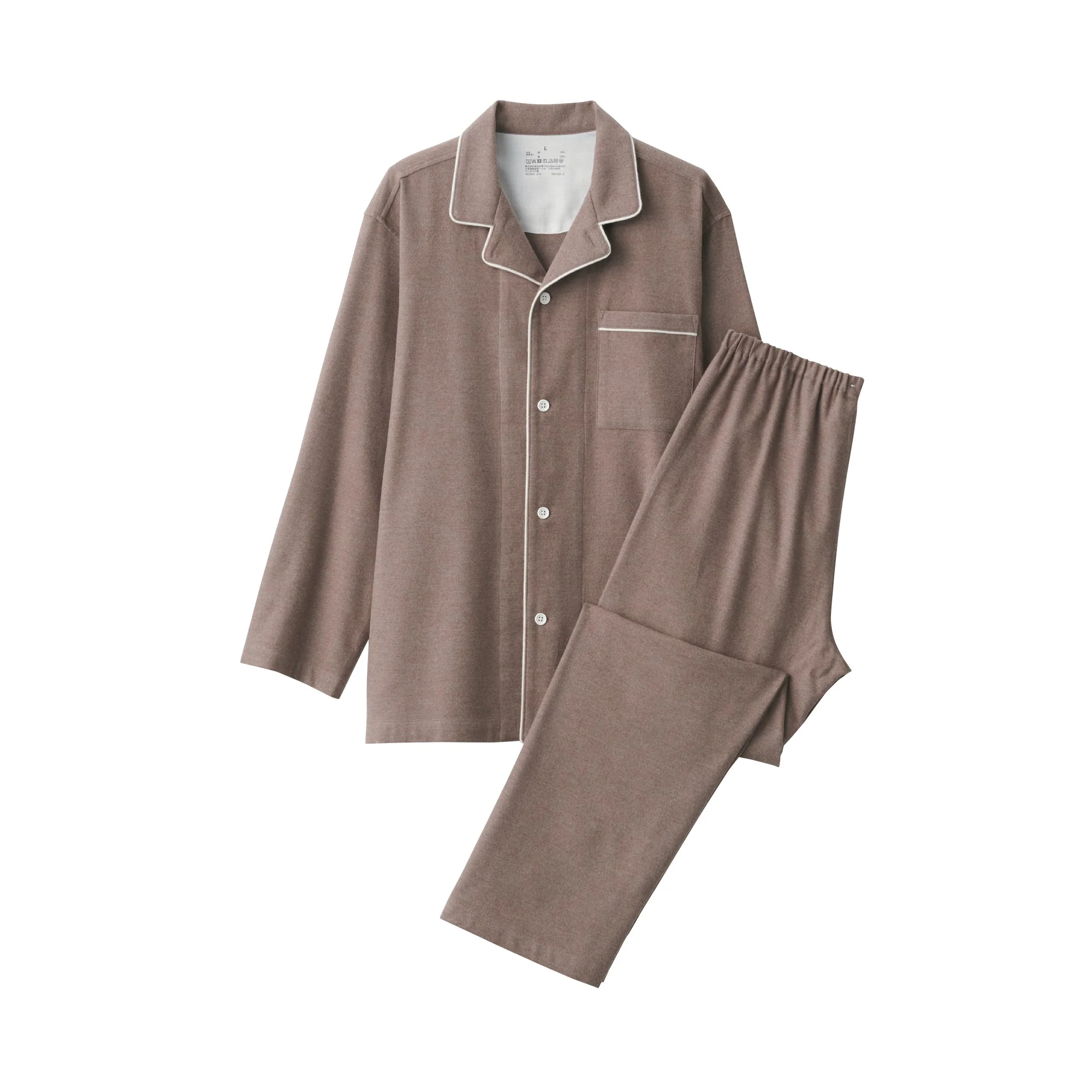 Men's Side Seamless Flannel Pajamas - Image 23