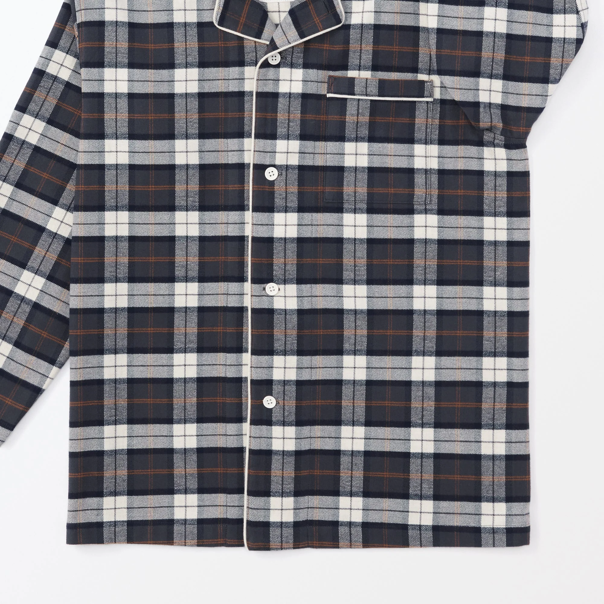 Men's Side Seamless Flannel Pajamas - Image 32
