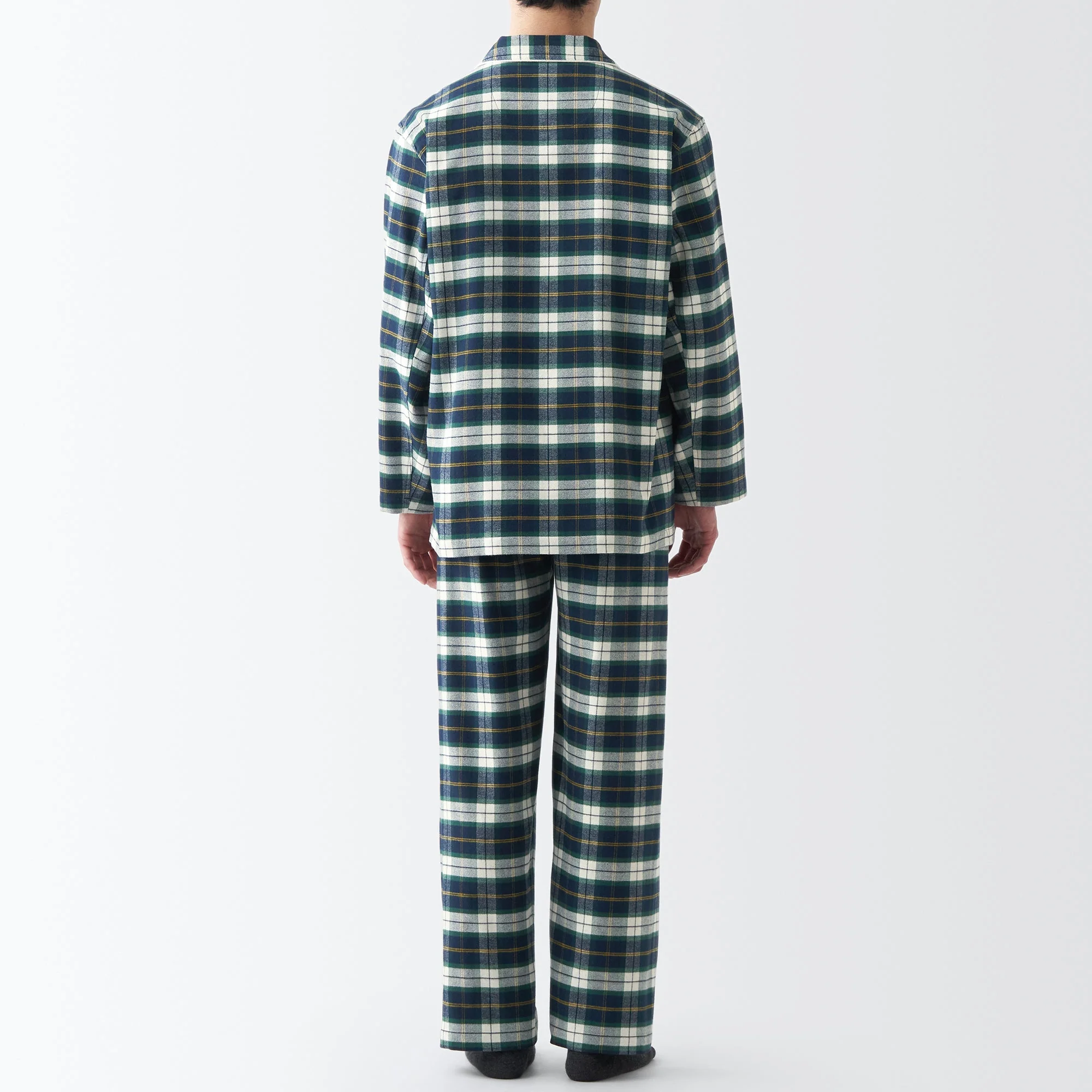 Men's Side Seamless Flannel Pajamas - Image 5
