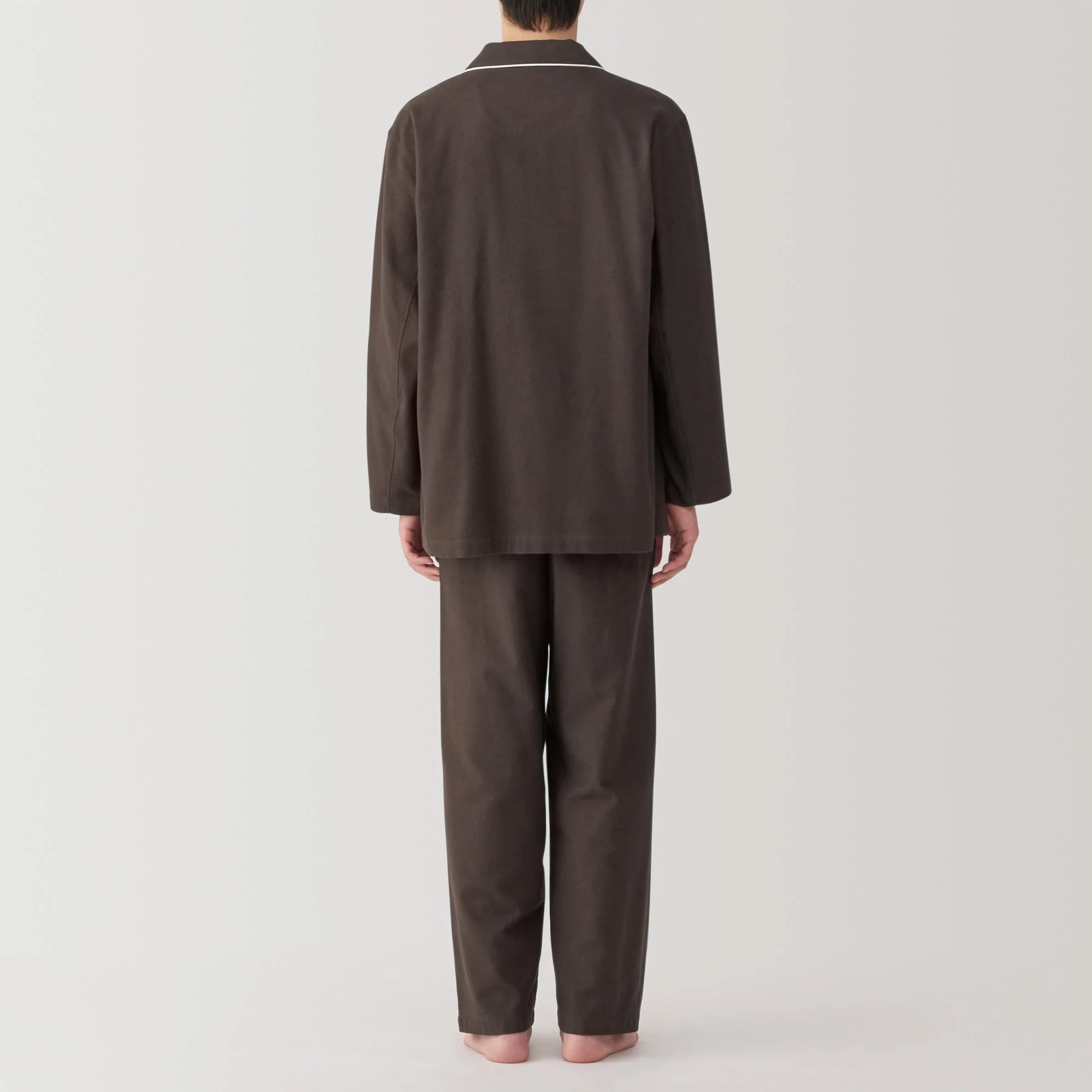 Men's Side Seamless Flannel Pajamas - Image 28