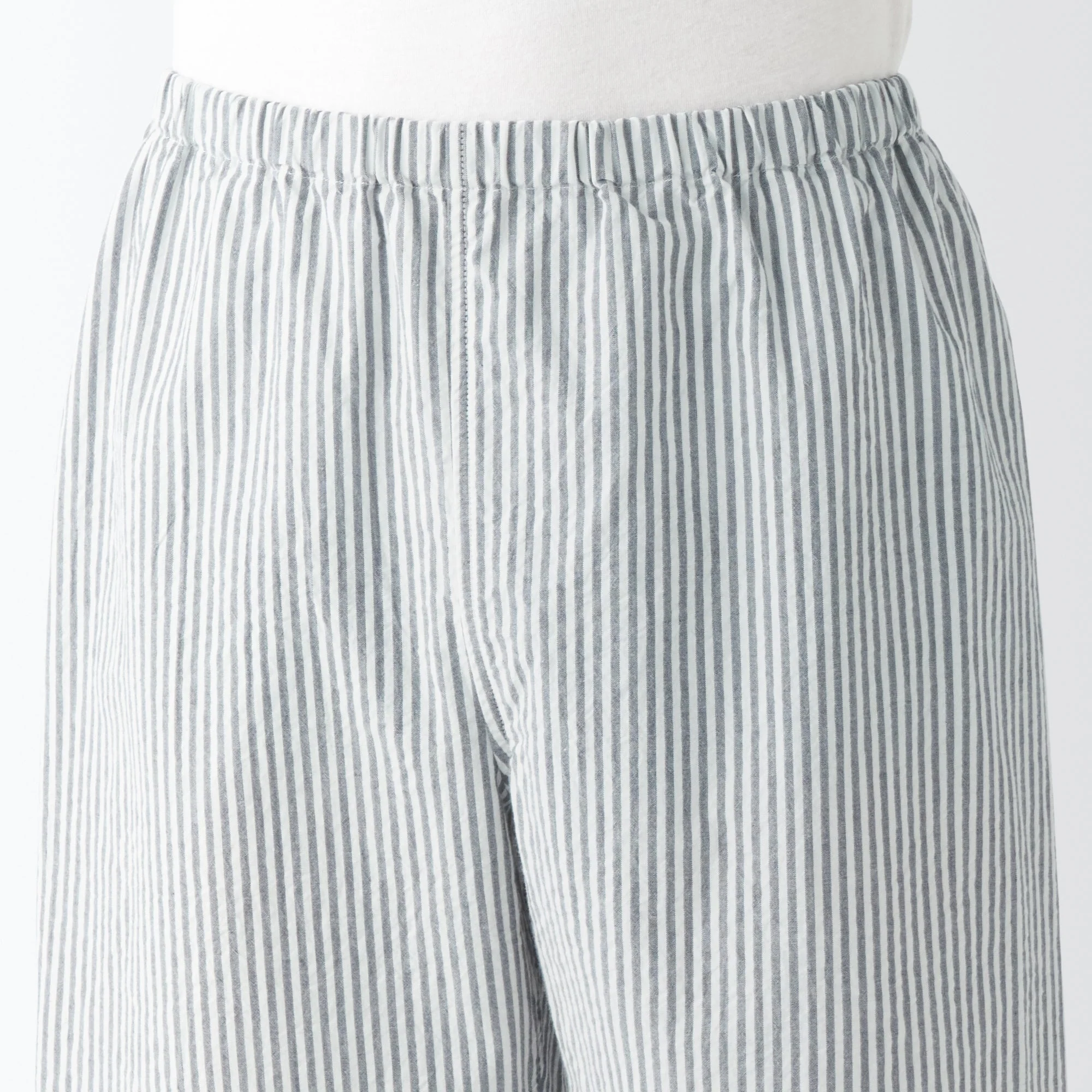 Men's Side Seamless Seersucker Short Sleeve Pajamas - Image 38